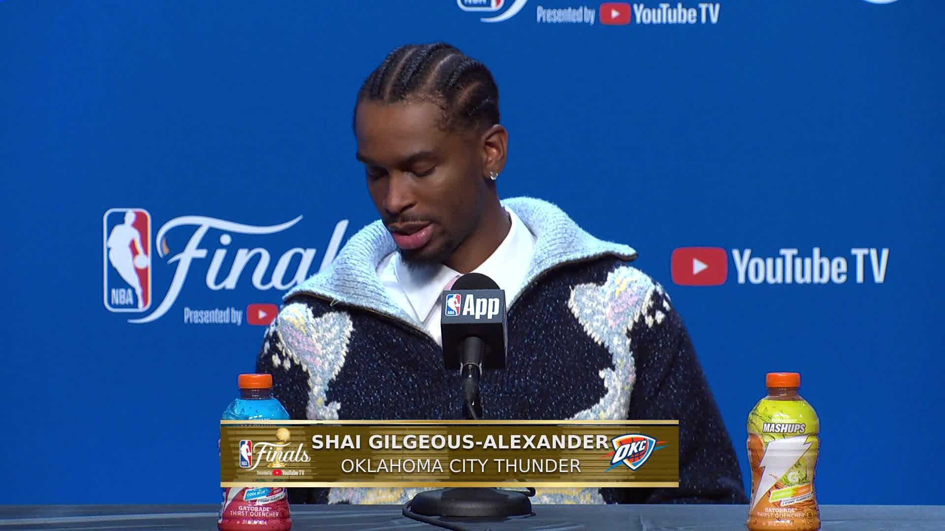 OKC 120, IND 109: Shai Gilgeous-Alexander's Postgame Media Availability