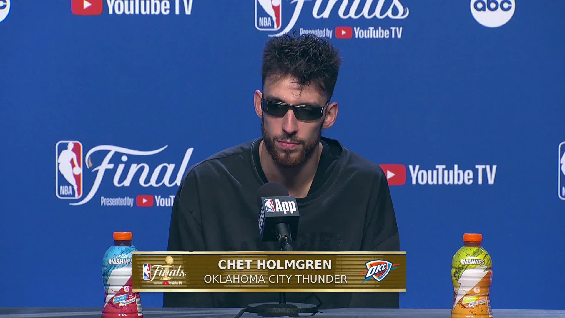 OKC 123, IND 107: Chet Holmgren's Post Game Media Availability