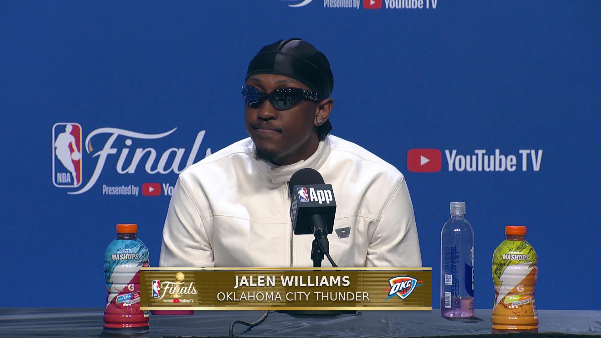 OKC 123, IND 107: Jalen Williams' Post Game Media Availability