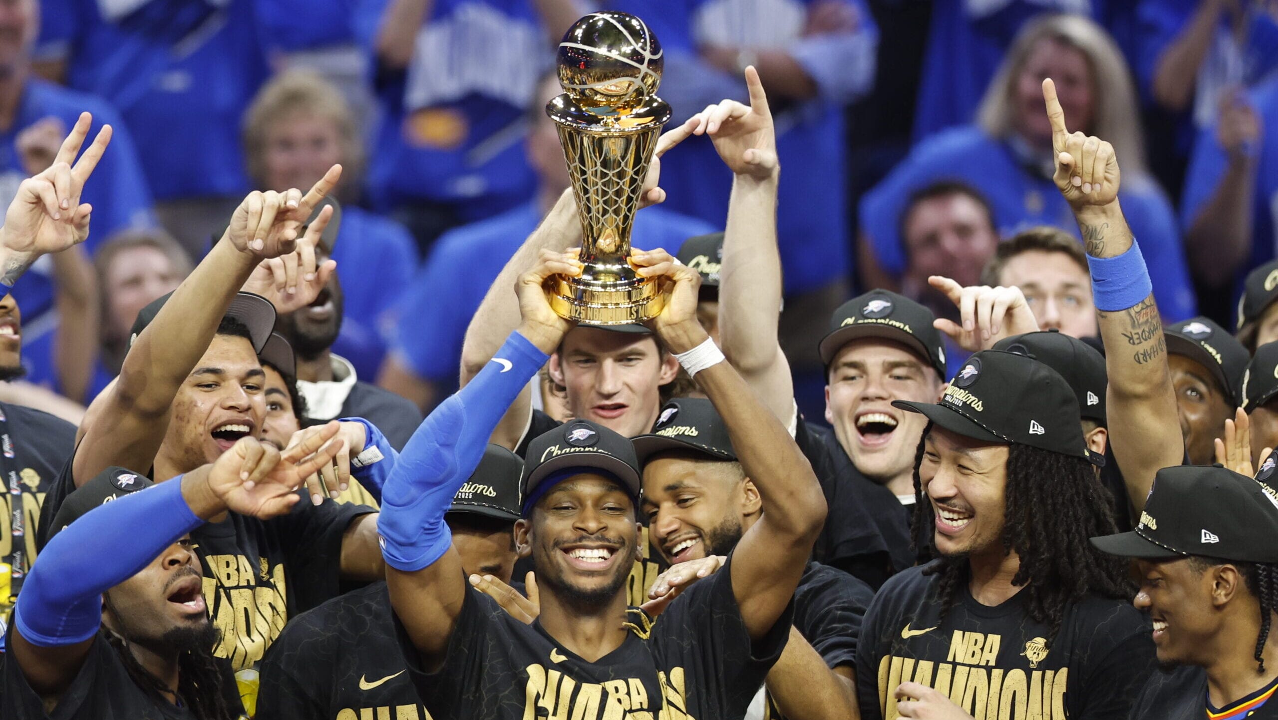 Oklahoma City Thunder Postgame Locker Room Cheers