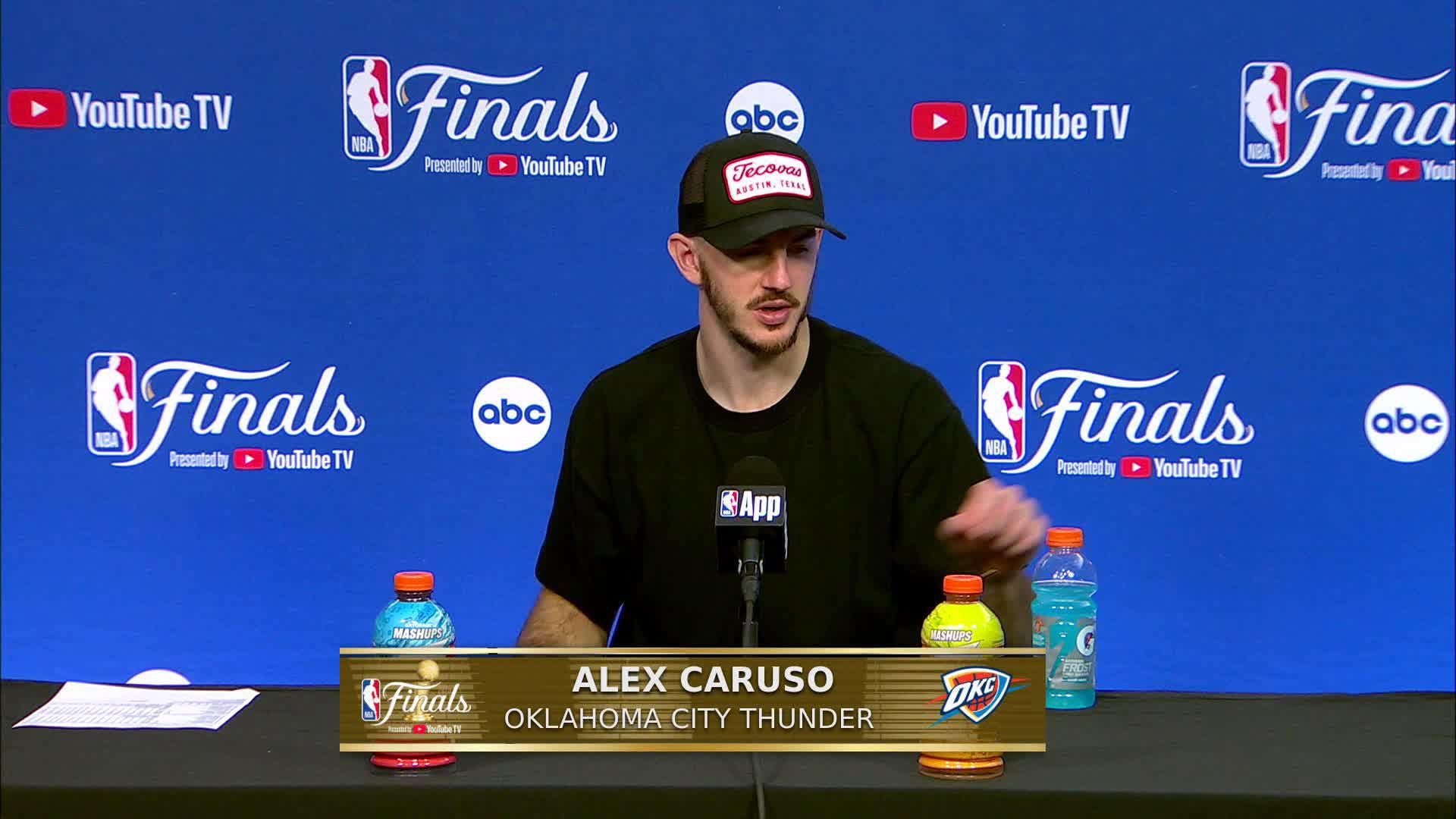 OKC 111, IND 104: Alex Caruso's Postgame Media Availability