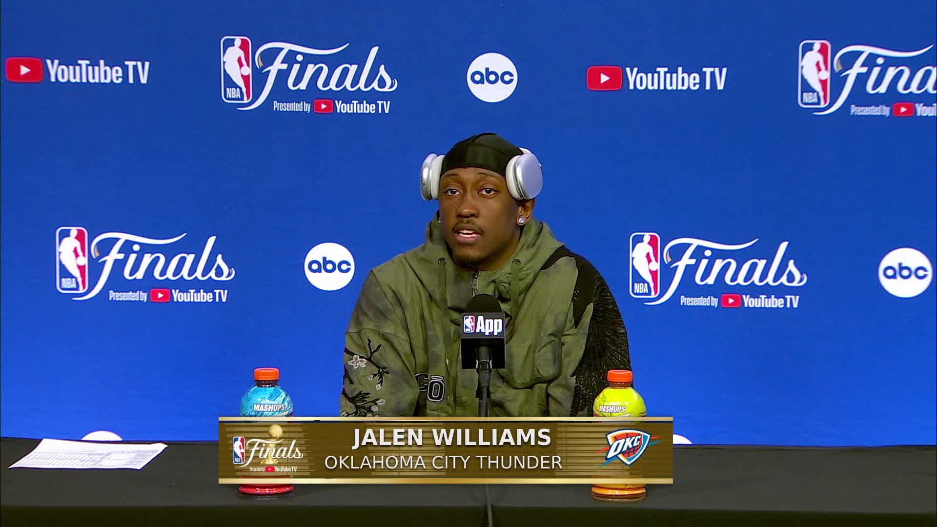 OKC 111, IND 104: Jalen Williams' Postgame Media Availability