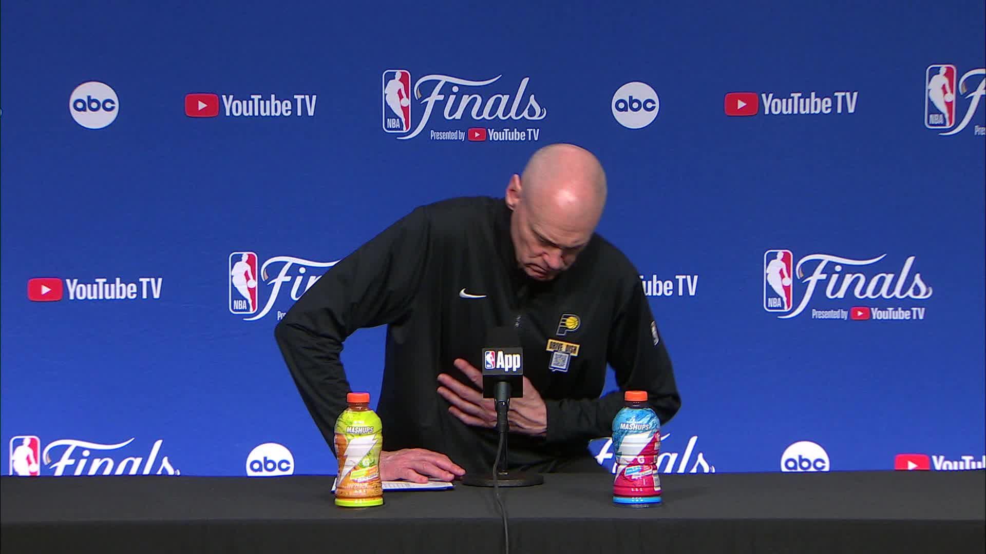 IND 108, OKC 91: Pacers Coach Rick Carlisle's Postgame Media Availability