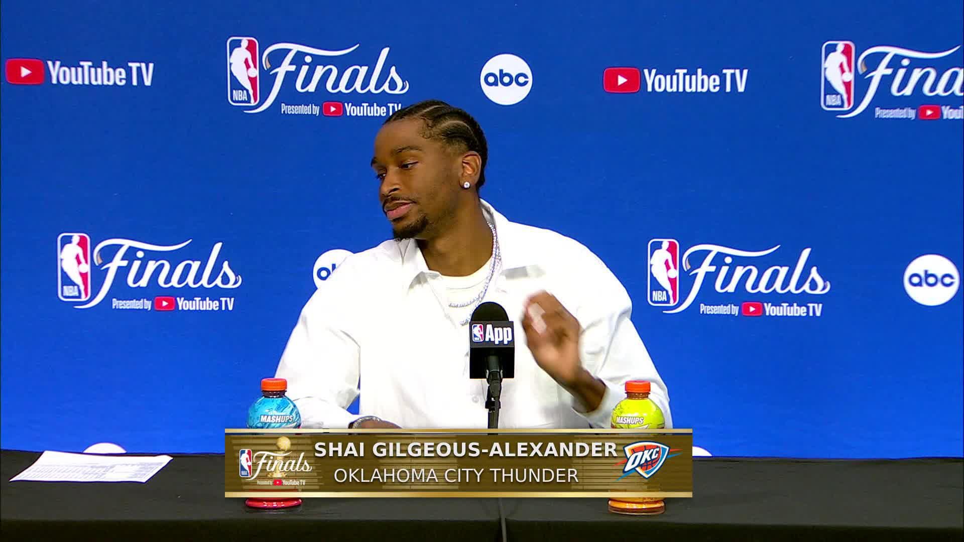 OKC 111, IND 104: Shai Gilgeous-Alexander's Postgame Media Availability