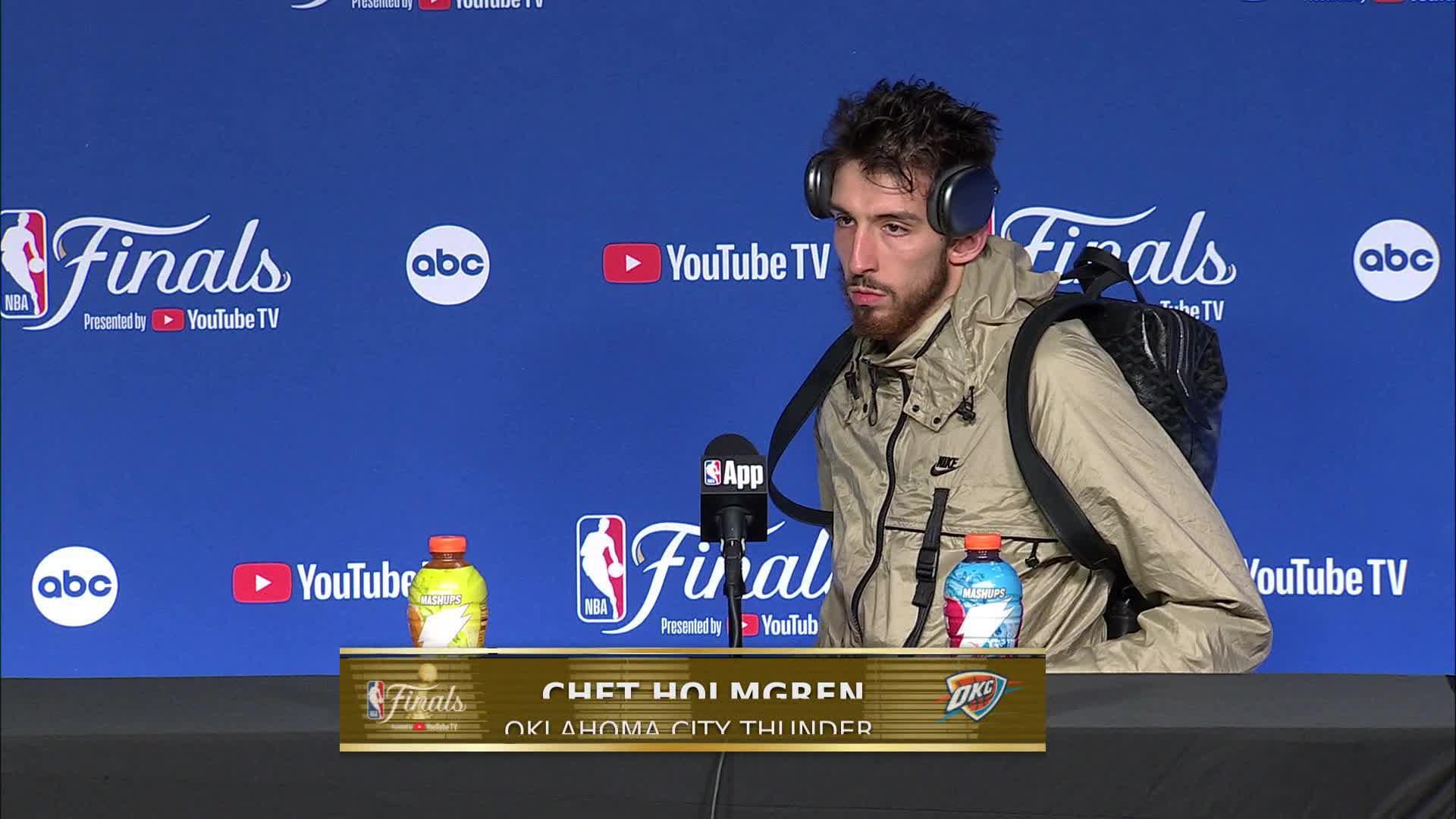 IND 108, OKC 91: Chet Holmgren's Postgame Media Availability