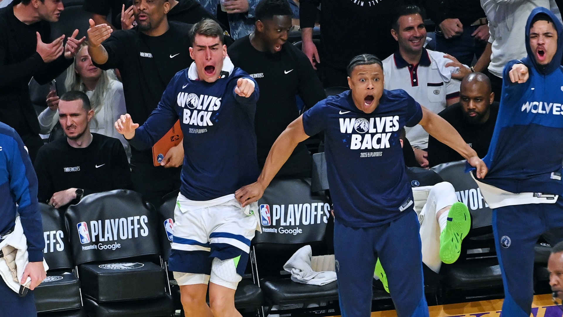 Great bench reactions to dunks from 2024-25 season