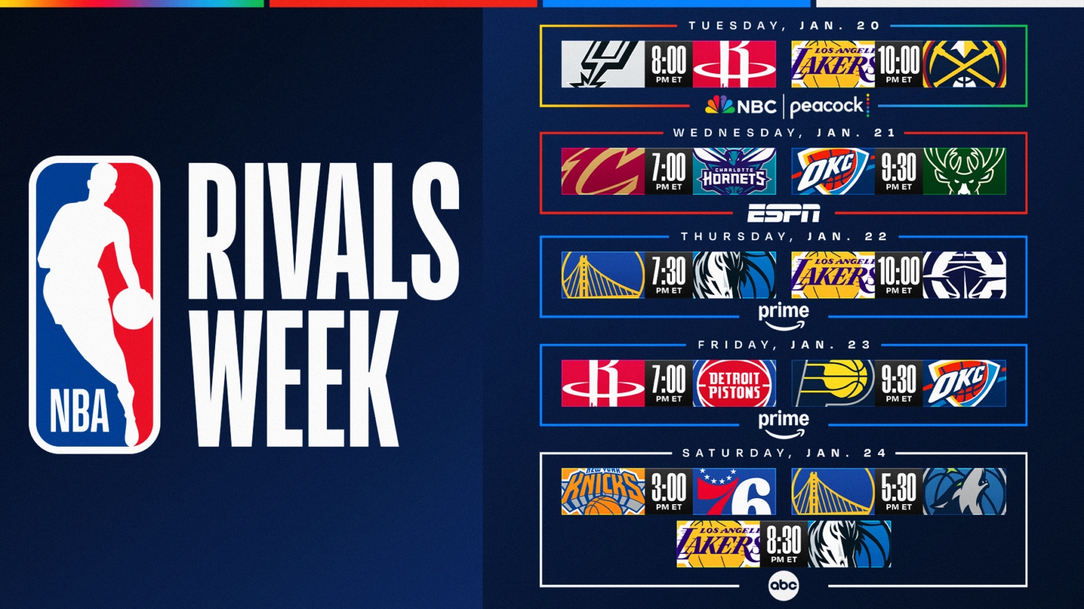 NBA ANNOUNCES SCHEDULE FOR 2025 26 REGULAR SEASON visual data 5