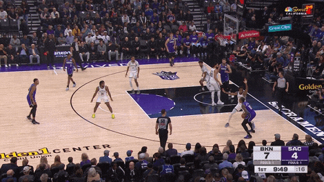 Kings ball movement vs. Brooklyn