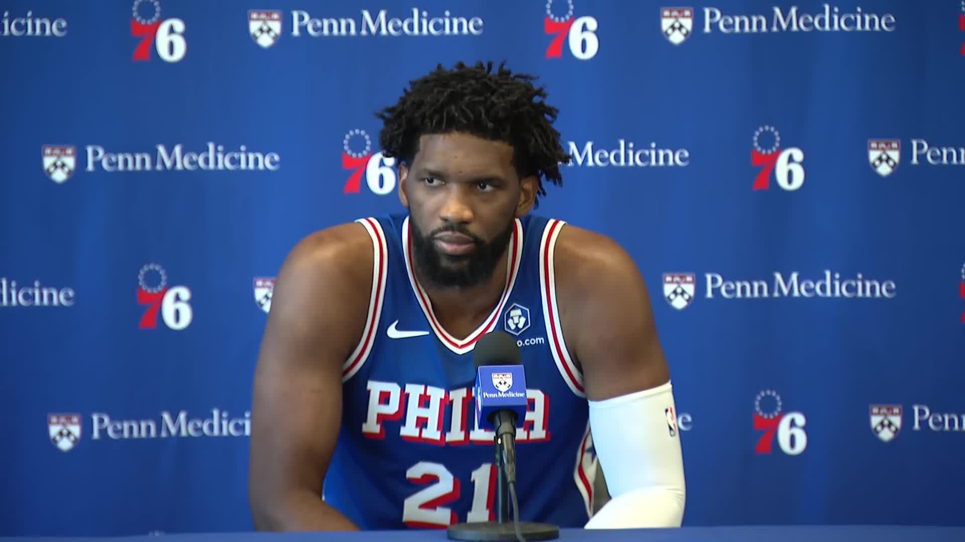 Joel Embiid is a fan of rookie VJ Edgecombe