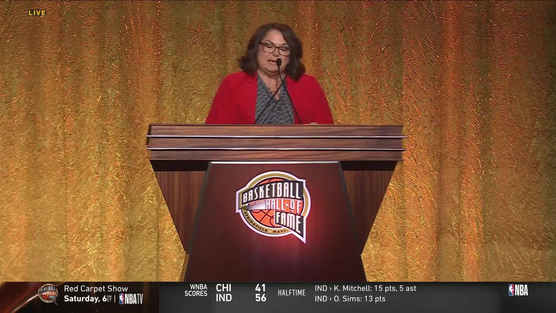 Class of 2025: Curt Gowdy Media Award recipient Michelle Smith's Hall of Fame acceptance speech