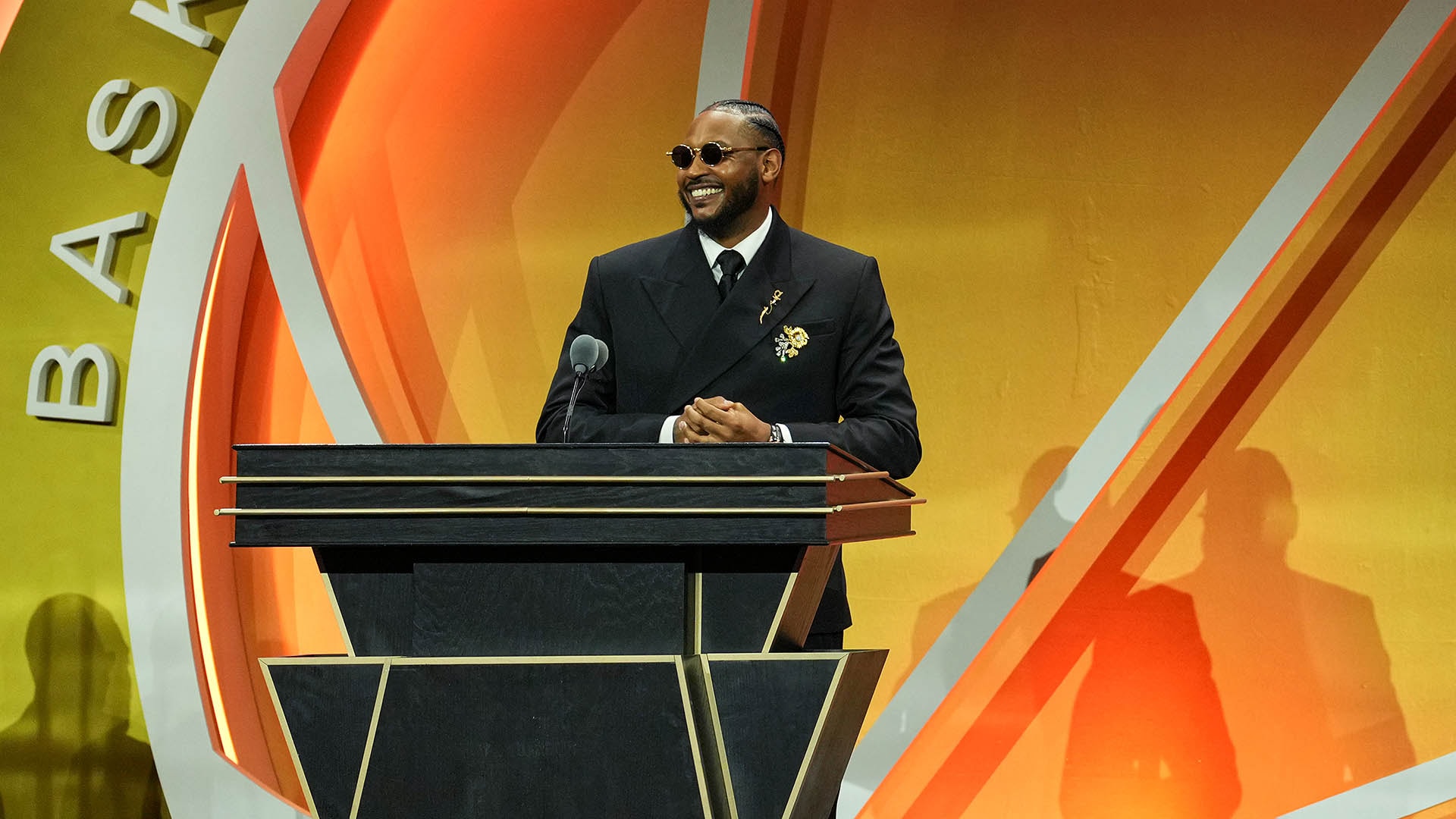 Anthony shares emotion, inspiration in speech