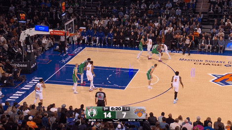 Karl-Anthony Towns 3-pointer vs. Boston
