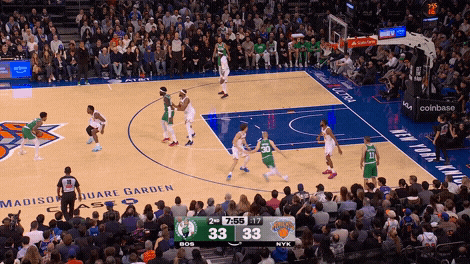 Derrick White wide-open corner 3-pointer