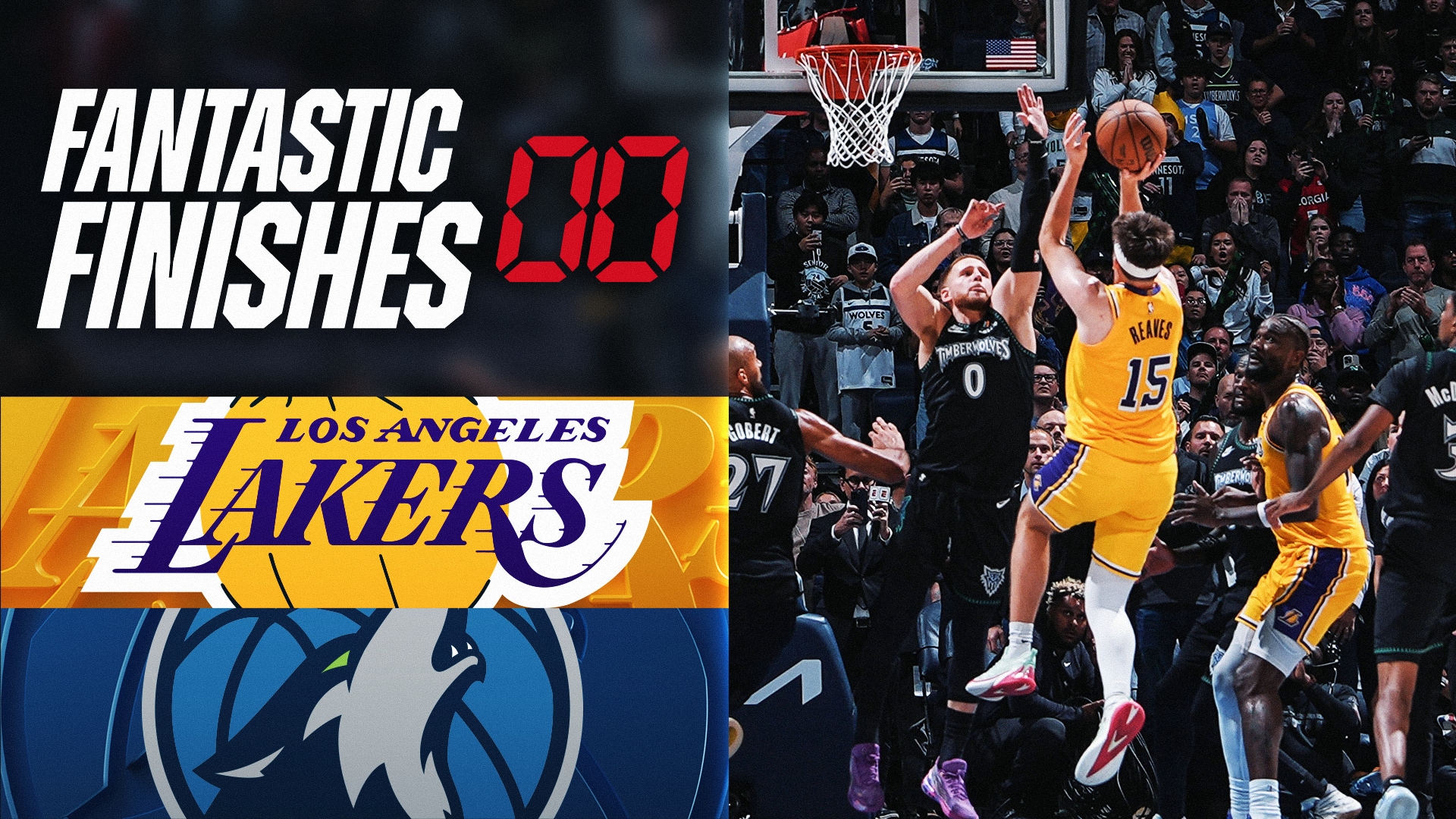 Fantastic Finish: Reaves wins it at the buzzer for Lakers