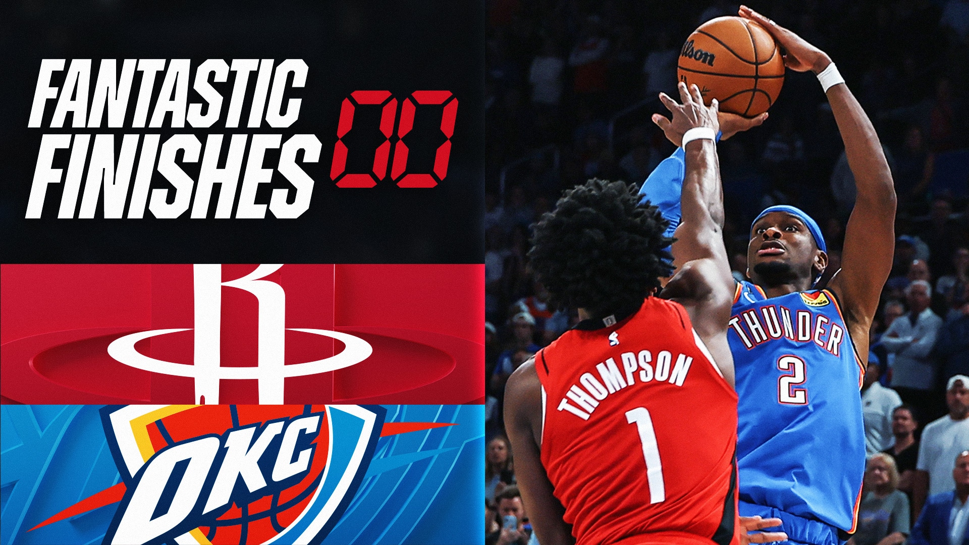 Fantastic Finish: Thunder outlast Rockets in 2OT on Ring Night