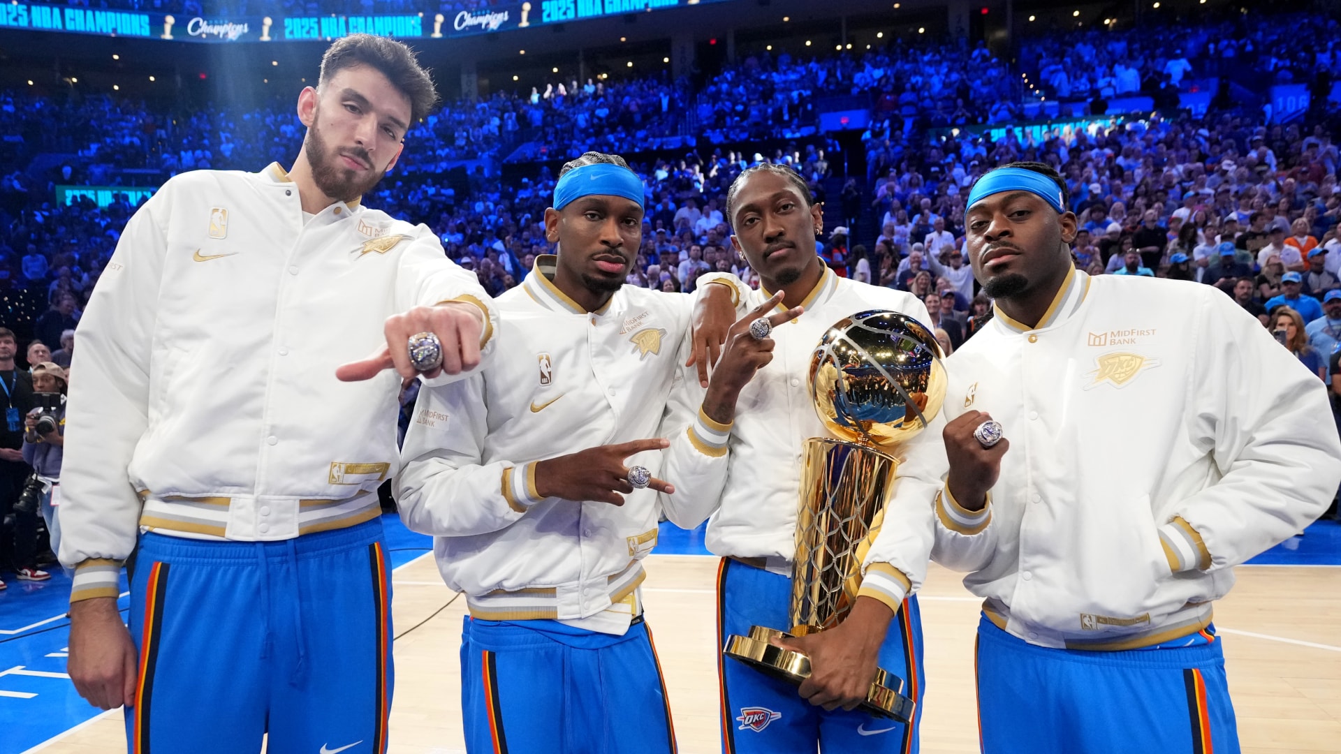 The Athletic: Thunder receive NBA championship rings - See the design with 800 gemstones