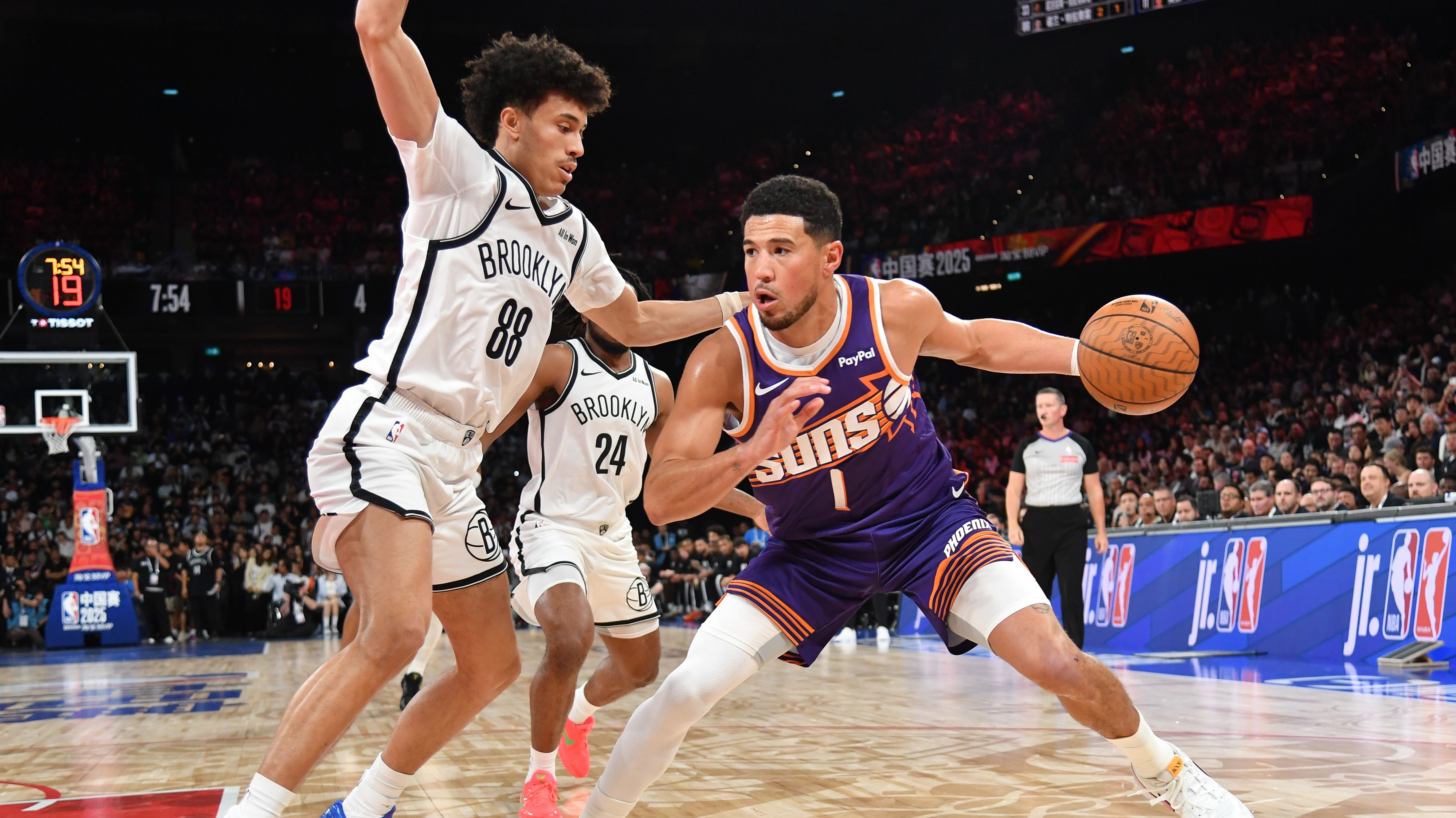 NBA China Games: Suns squeeze past Nets in OT