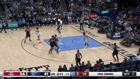 Kevin Durant assist to Amen Thompson