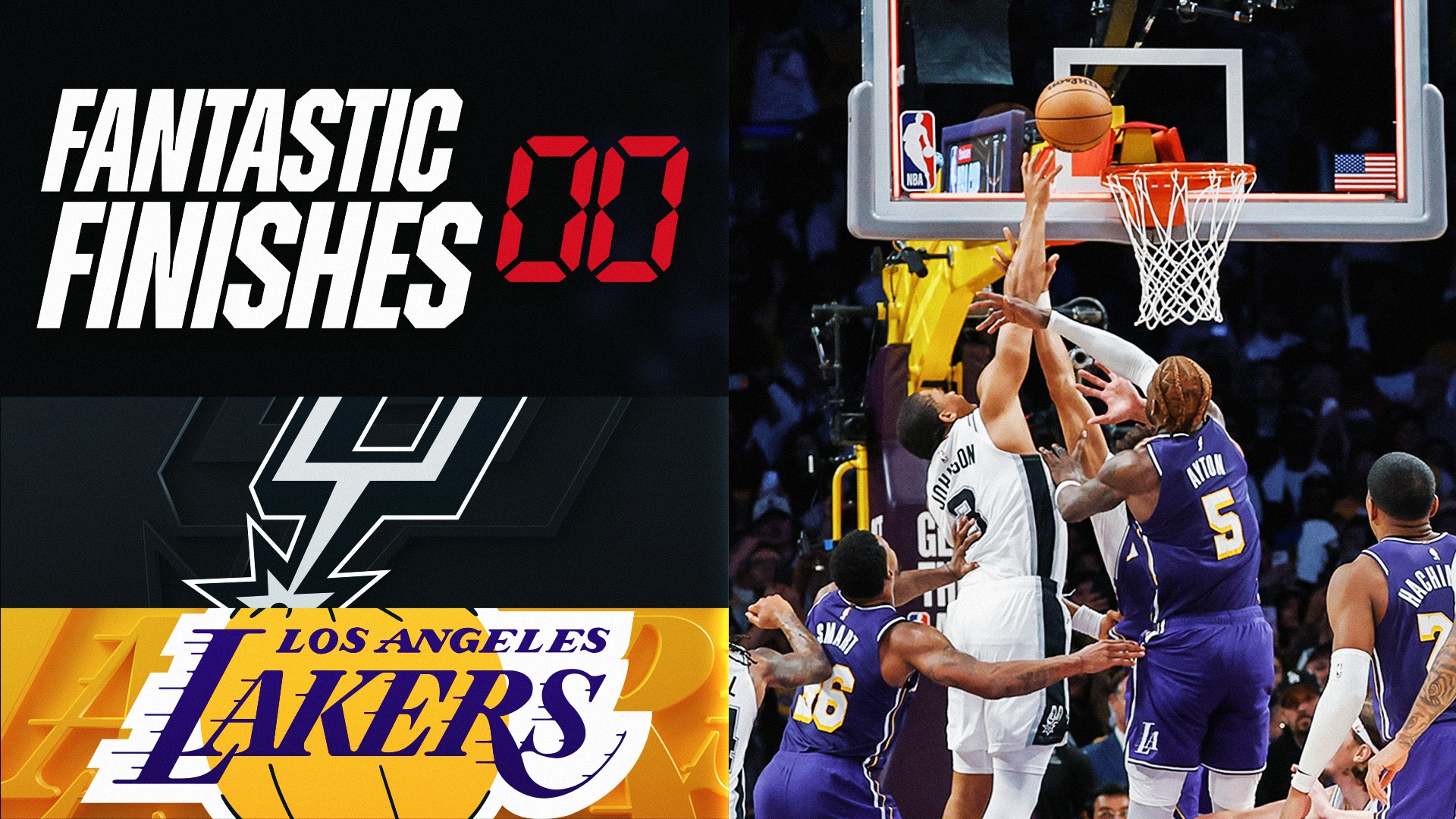 Fantastic Finish: Lakers hold on late for fifth straight victory