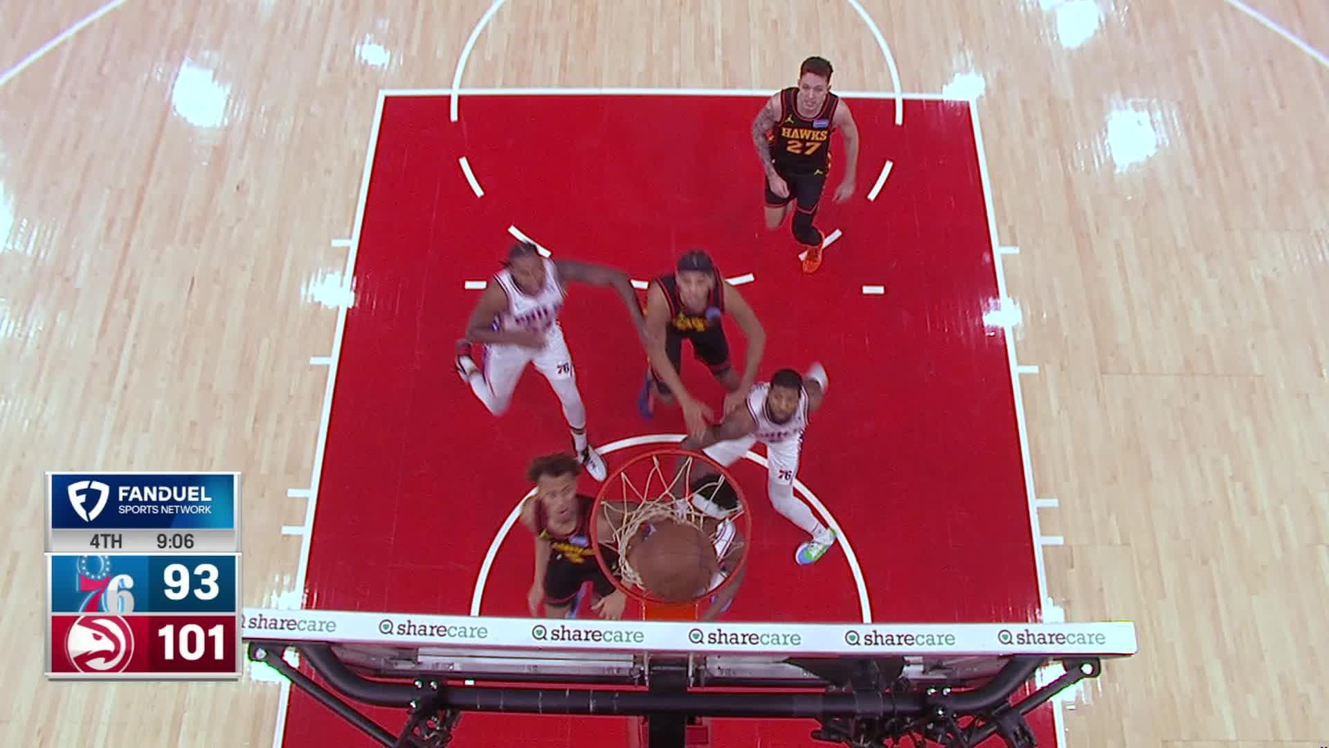 Atlanta Hawks vs. Philadelphia 76ers - 4th Quarter Highlights