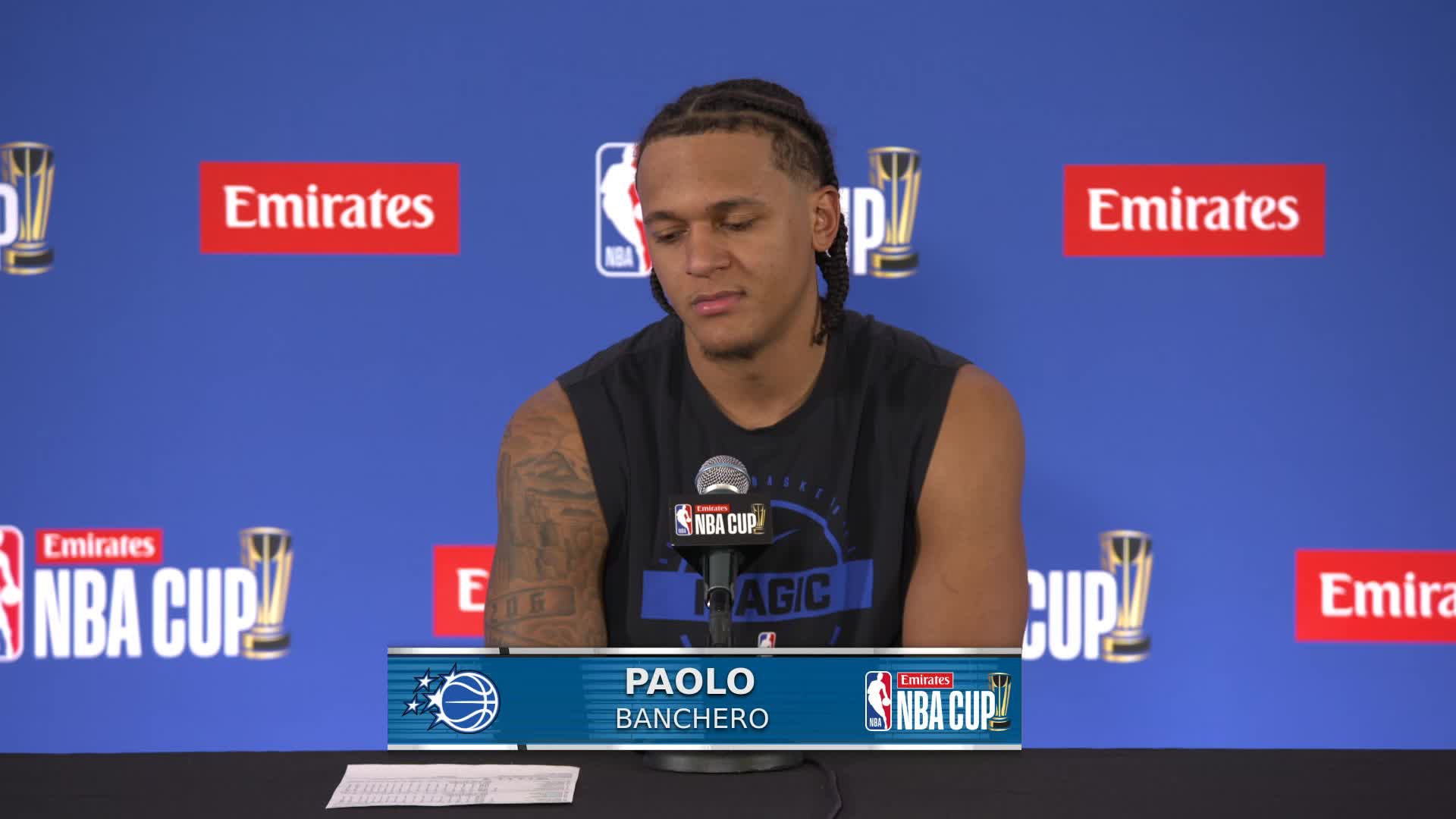 NYK 132, ORL 120: Paolo Banchero Postgame Media Availability