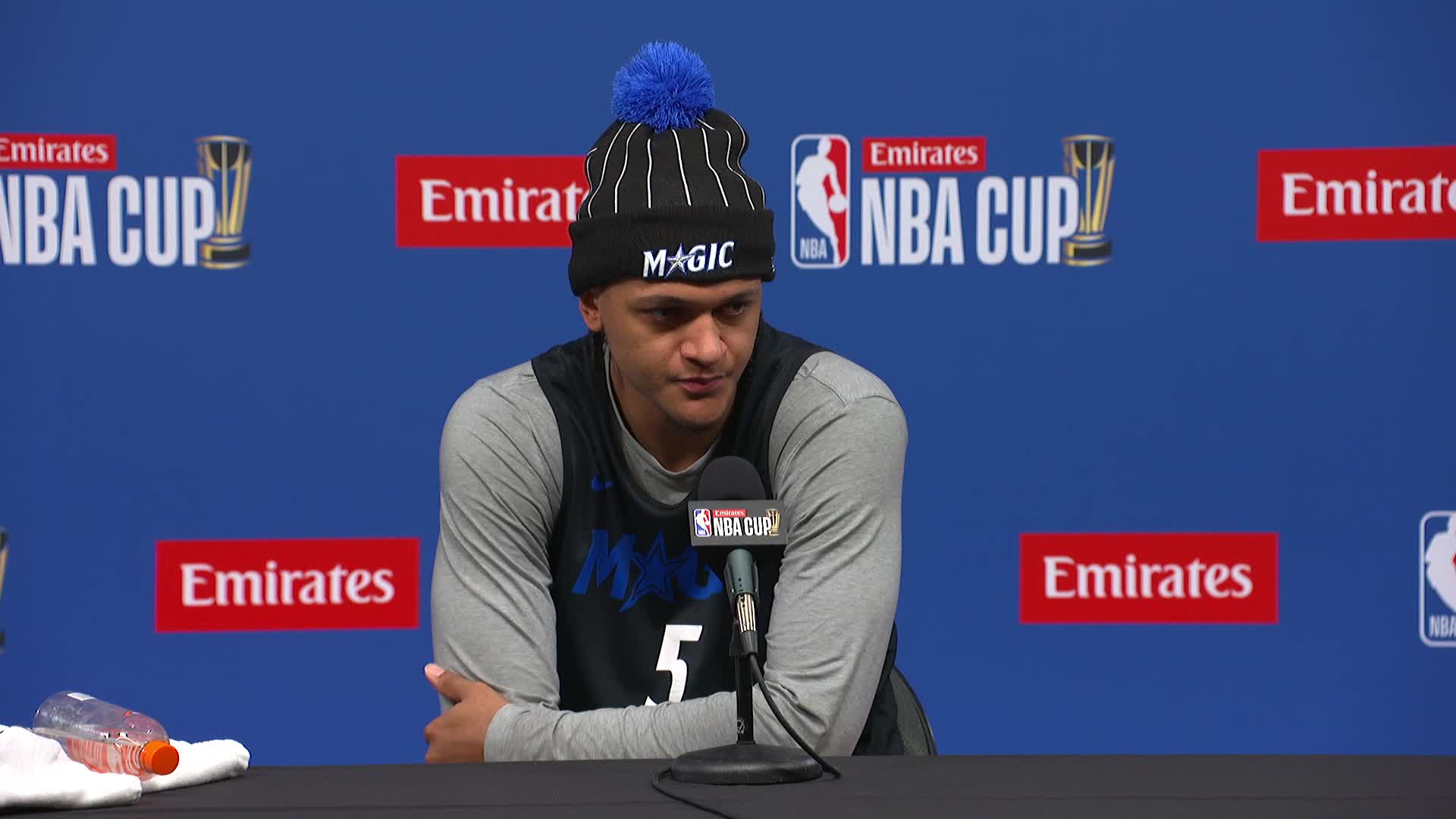 Emirates NBA Cup Semifinals: Paolo Banchero Media Day Availability