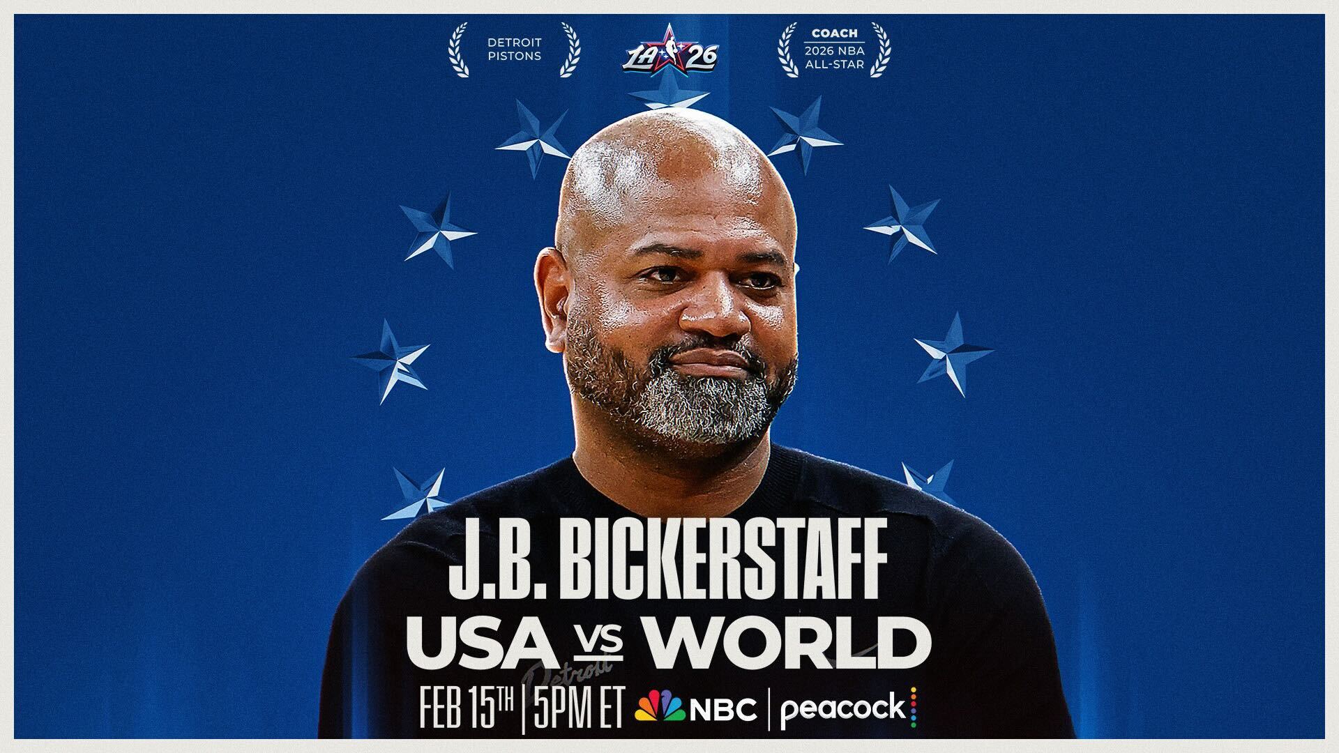 JB Bickerstaff named head coach in 2026 NBA All-Star Game