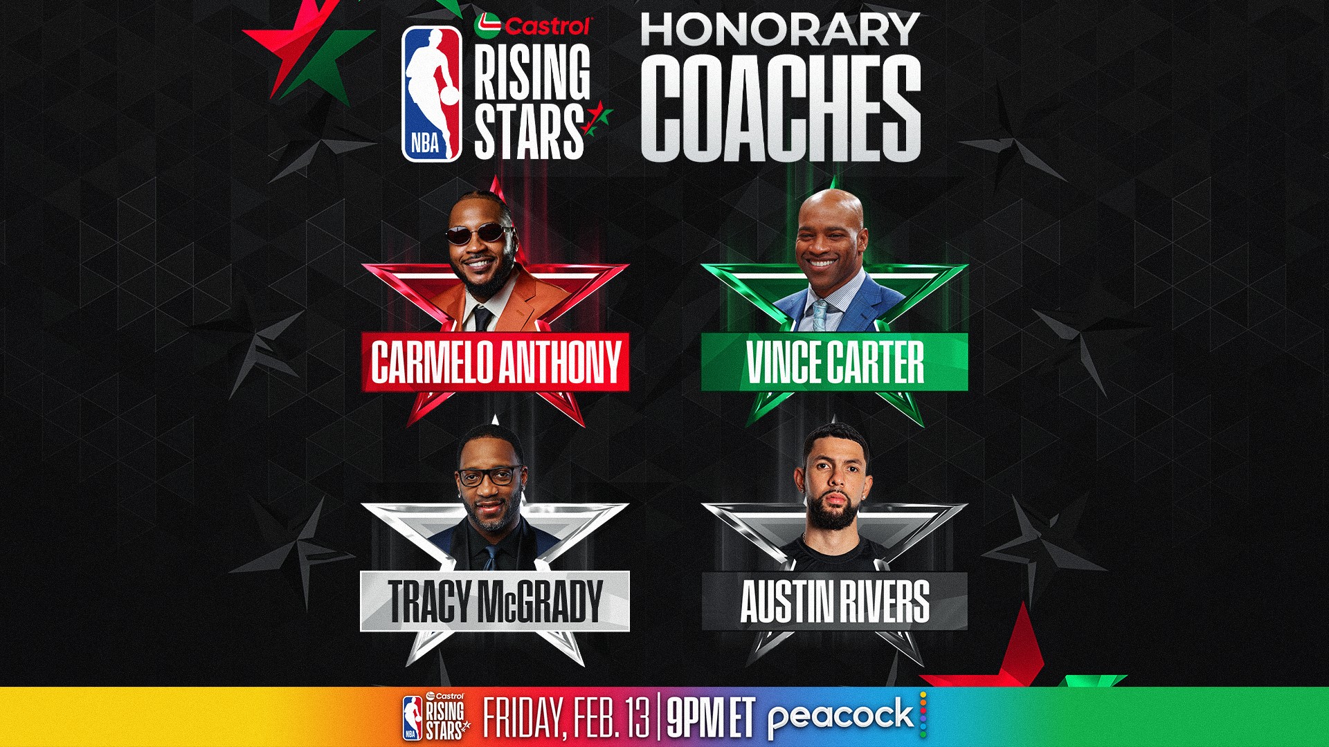 NBA names honorary head coaches for 2026 Castrol Rising Stars