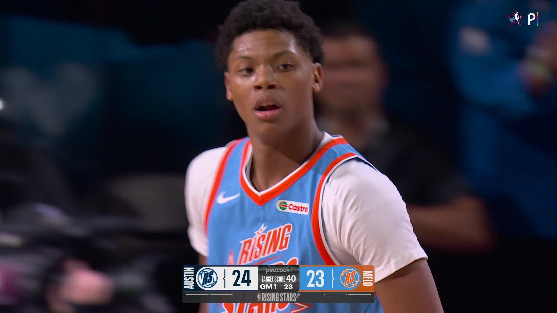 Ace Bailey drills the triple