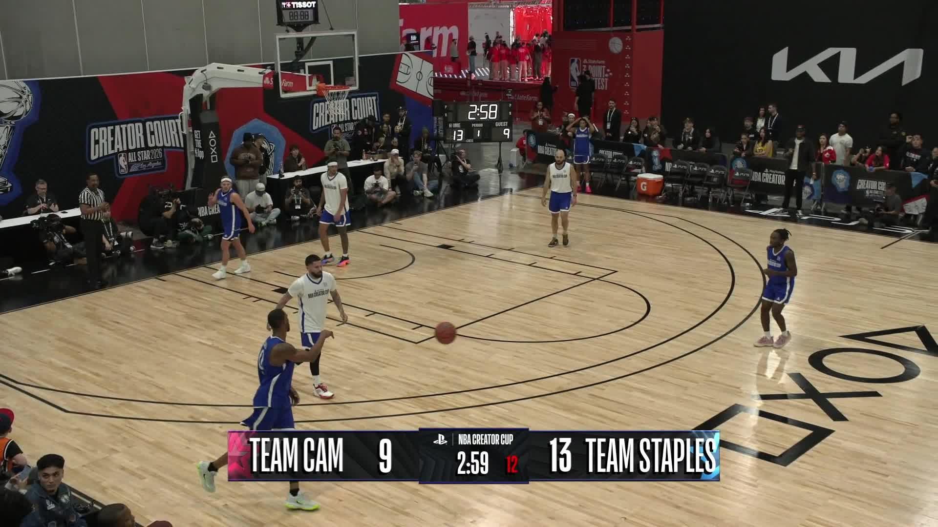 Tyy 2.0 drills the three-point shot