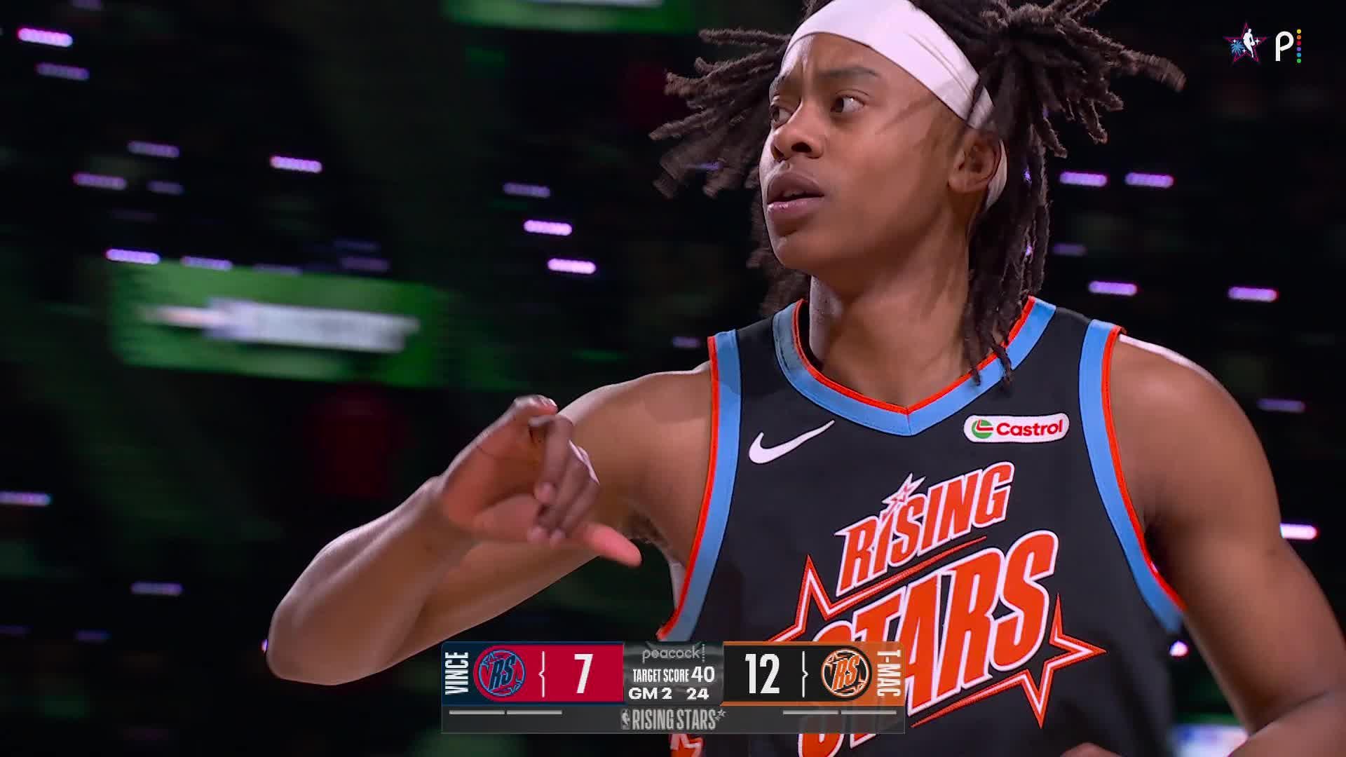 Tre Johnson knocks it down from DEEP