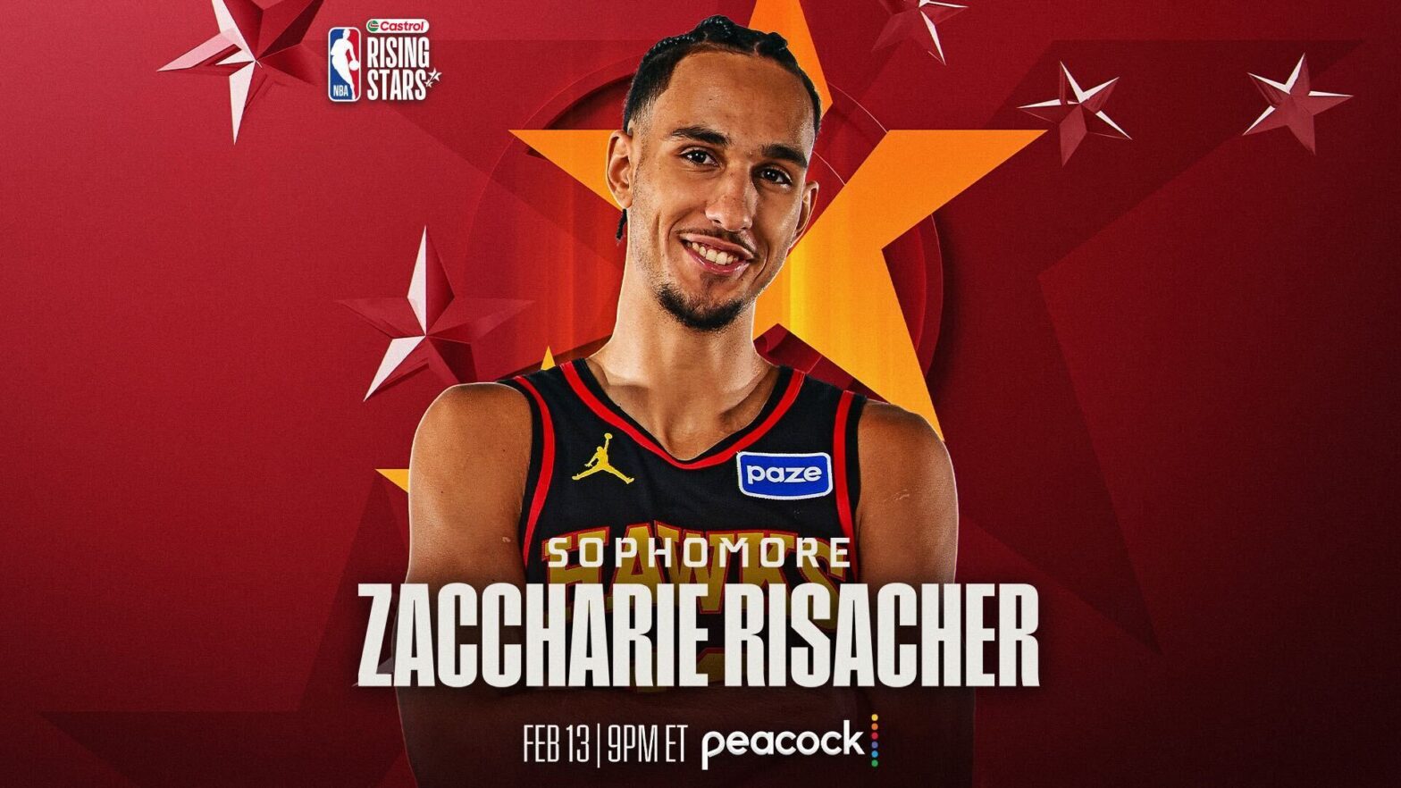 Hawks' Zaccharie Risacher replaces Thunder's Ajay Mitchell in 2026 ...