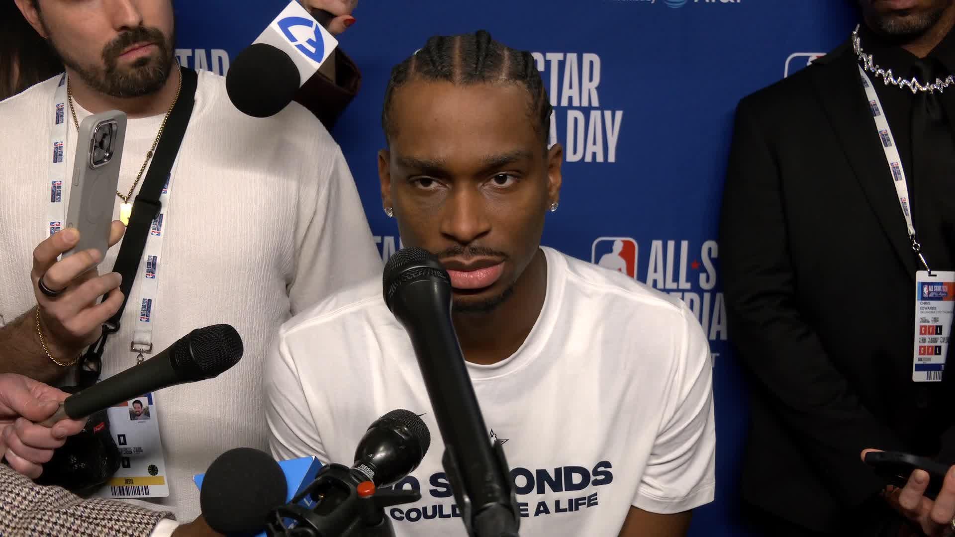 Shai Gilgeous-Alexander NBA All-Star Media Availability