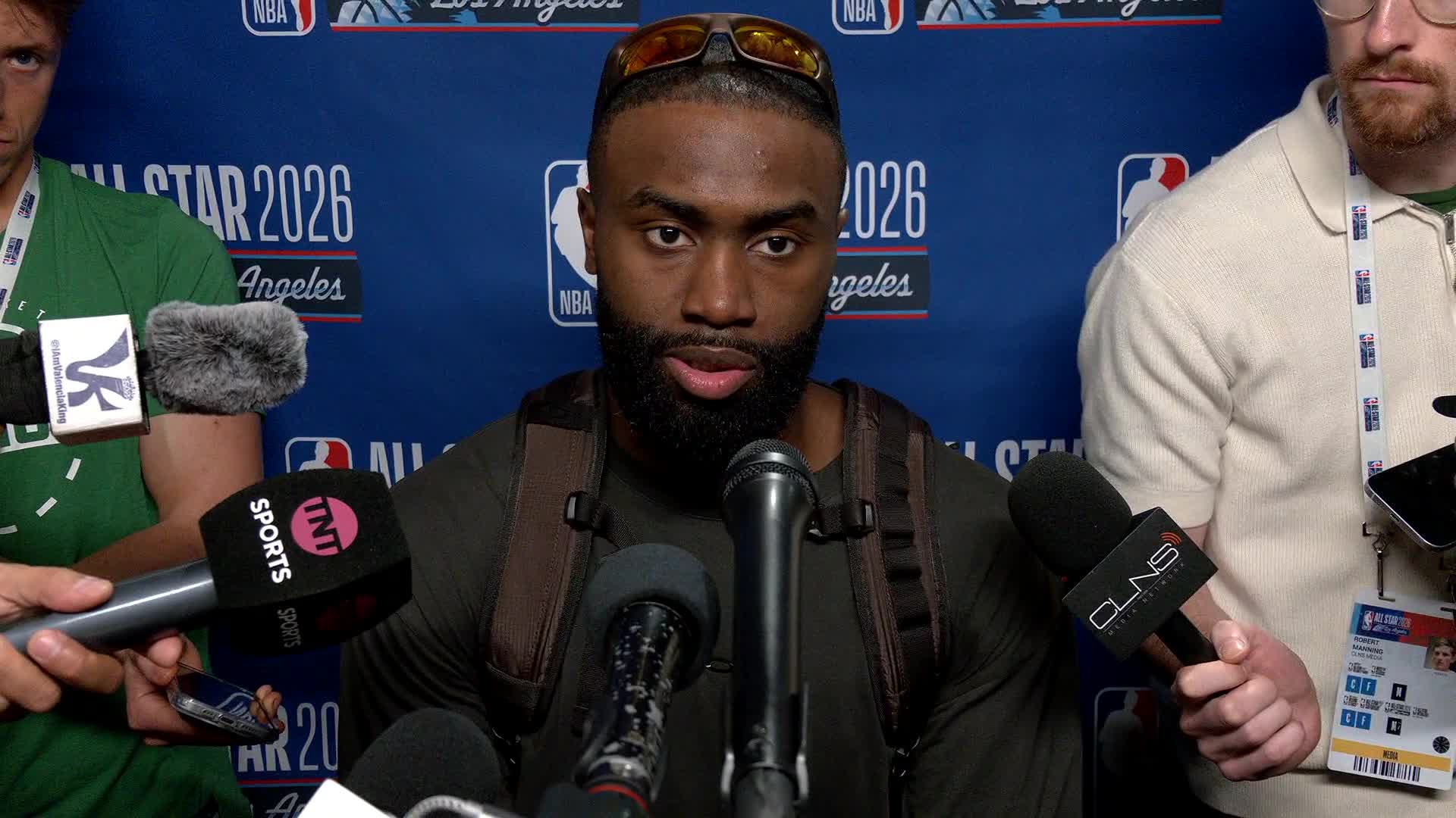 Jaylen Brown NBA All-Star Postgame Media Availability