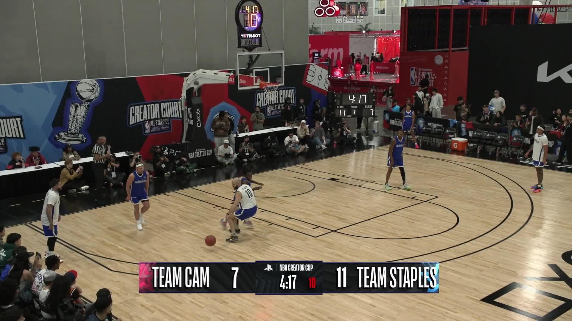 OT Mikey sinks the mid-range shot