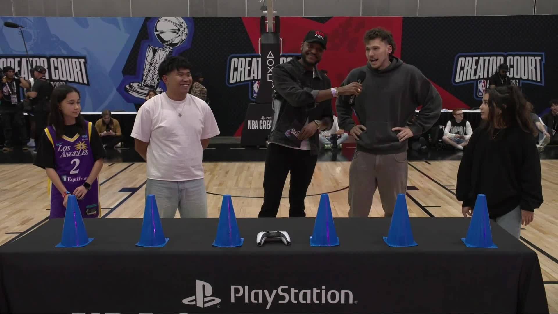 Jesser, SeanDoesMagic compete in Money Ball Shot Challenge