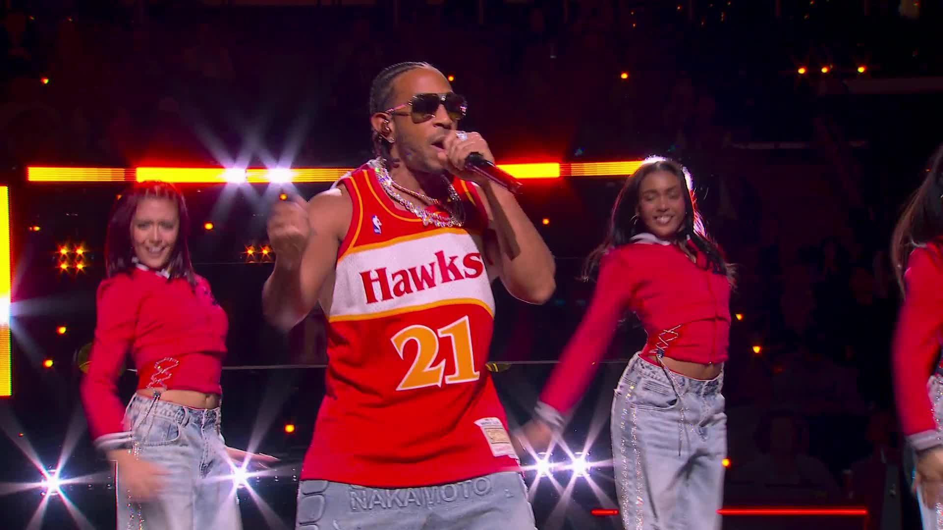 Ludacris performs during All-Star Saturday Night
