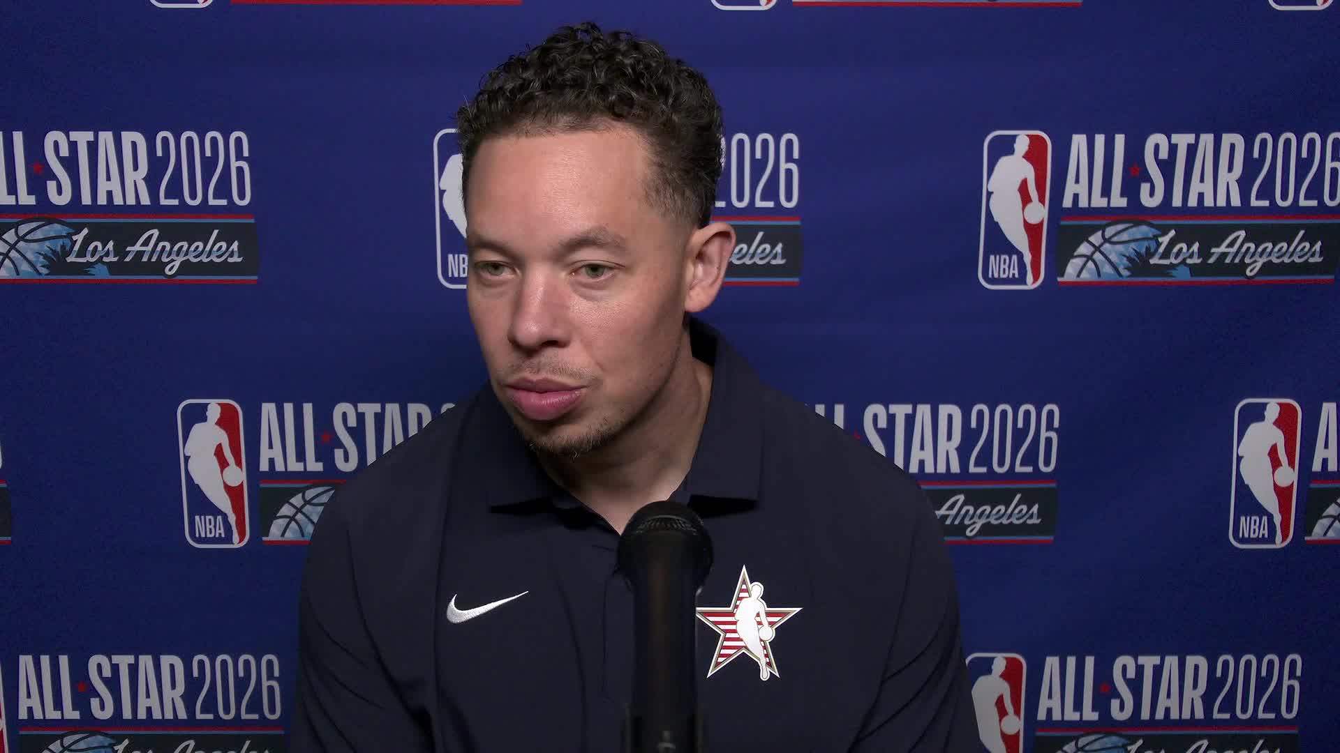 Mitch Johnson NBA All-Star Postgame Media Availability