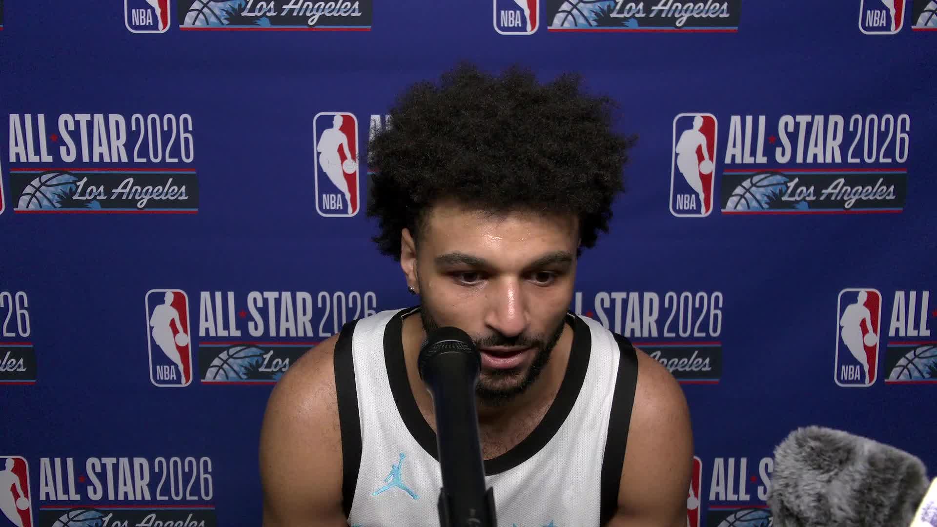 Jamal Murray NBA All-Star Postgame Media Availability