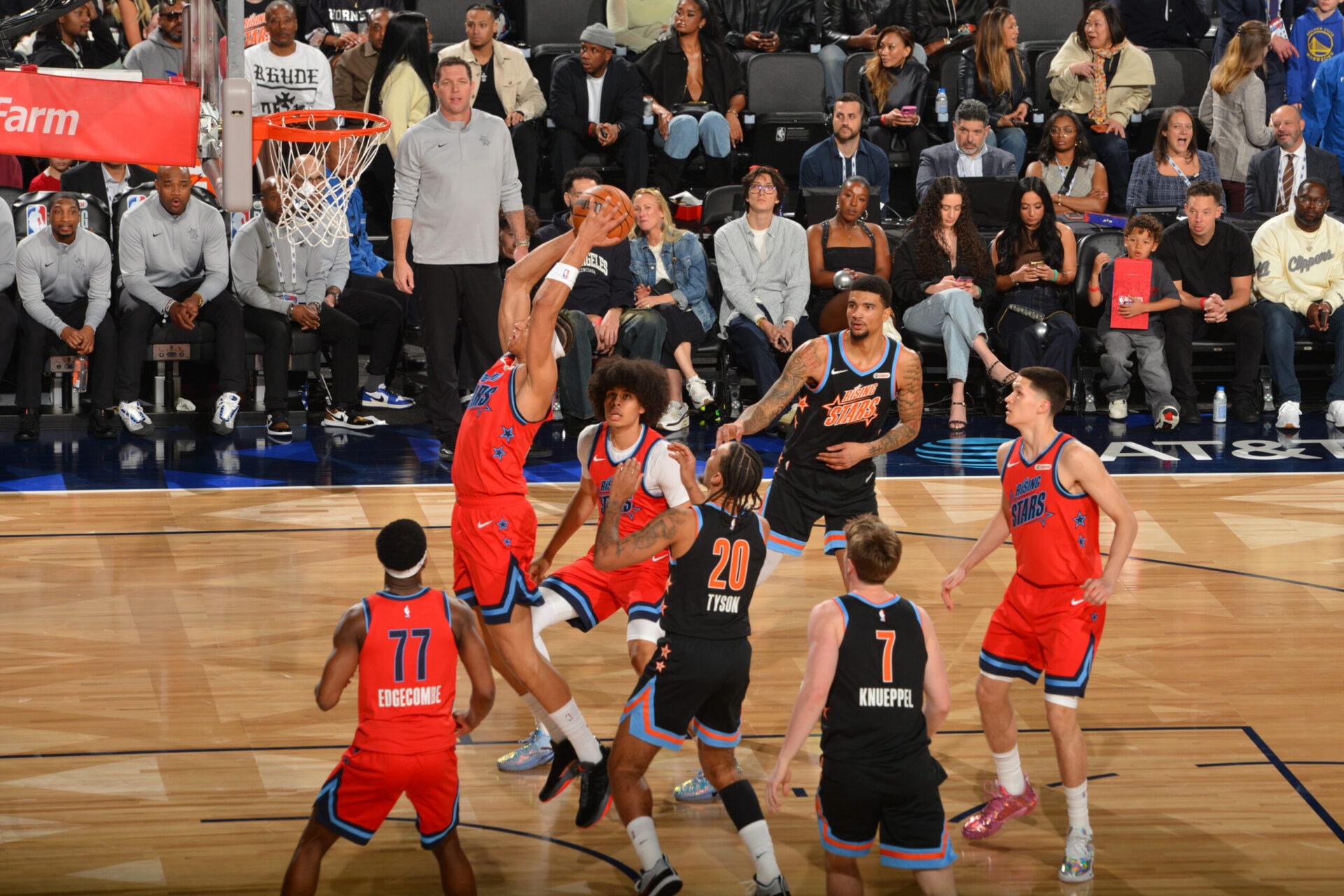 Carter Bryant spins and scores