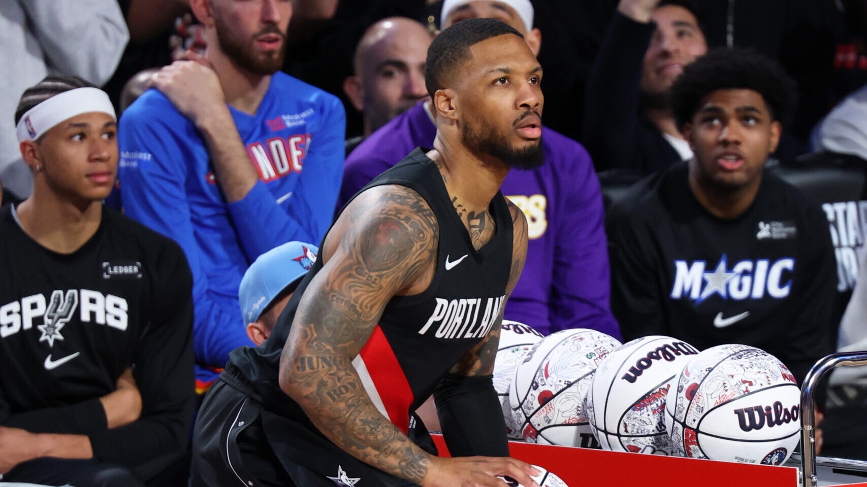 Highlights & best moments from State Farm 3-Point Contest, Kia Shooting Stars and AT&T Slam Dunk Contest