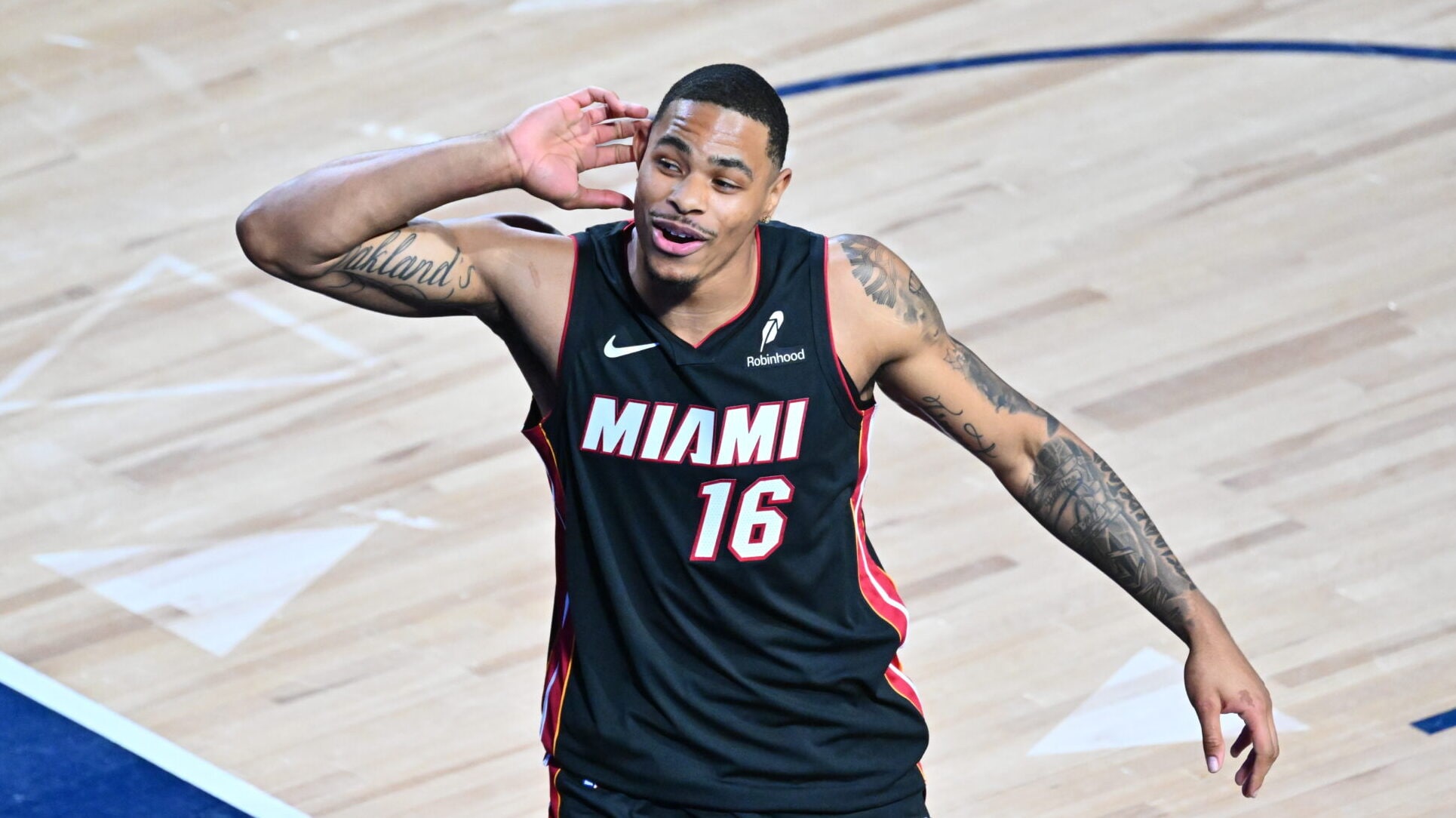 Heat forward Keshad Johnson wins 2026 AT&T Slam Dunk