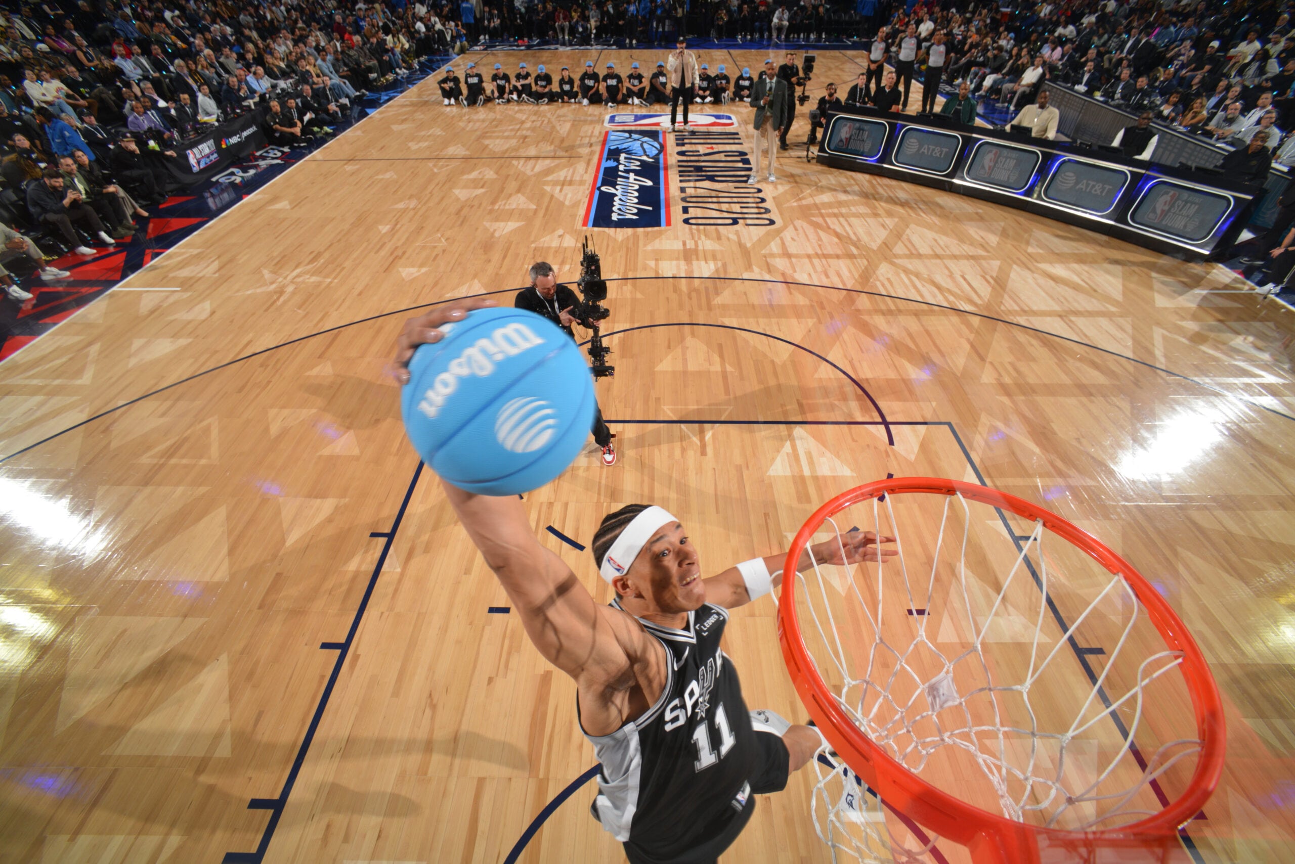 AT&T Slam Dunk: Carter Bryant's first dunk