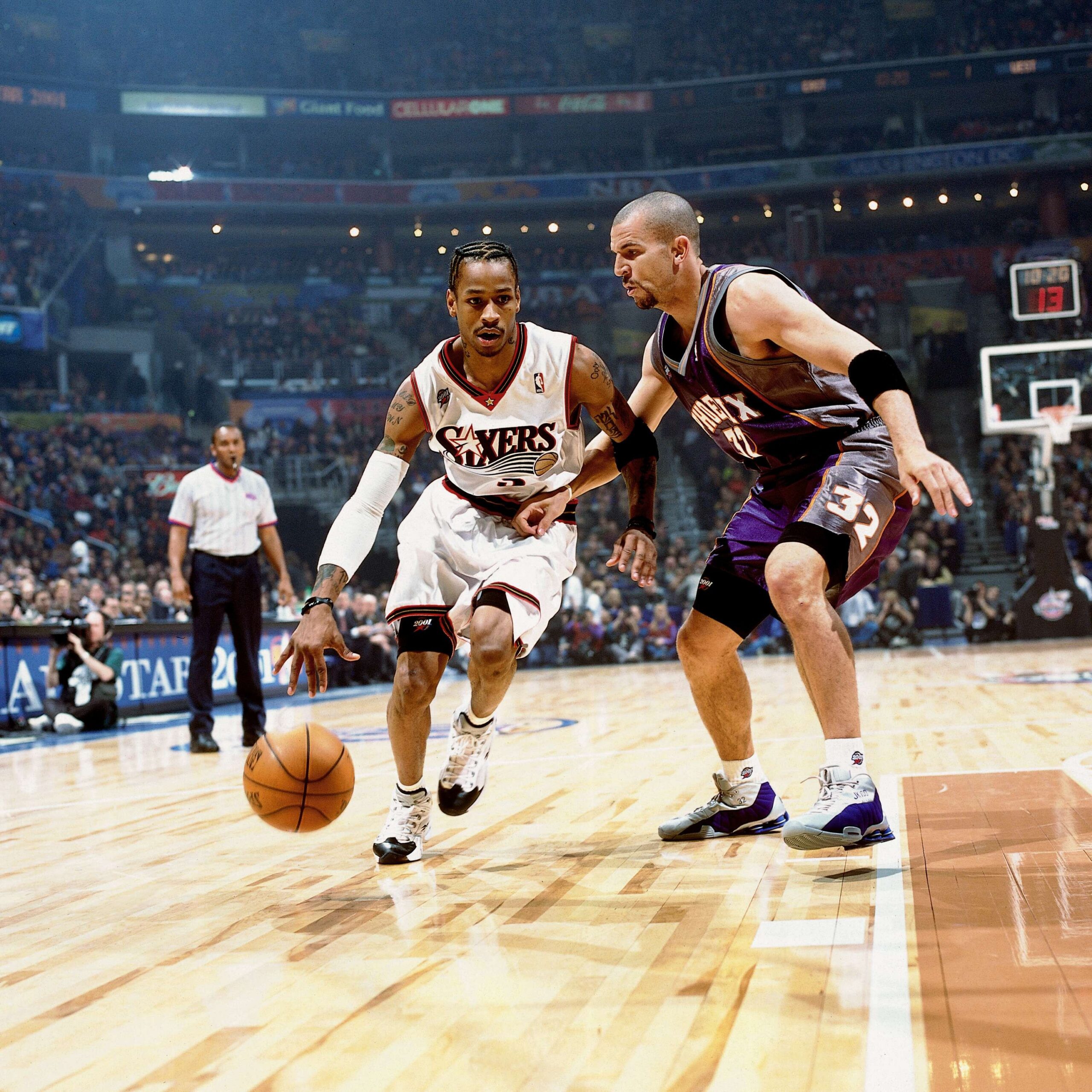 NBA History: Allen Iverson leads Eastern Conference 4th Quarter Comeback Down 21 PTS in 2001