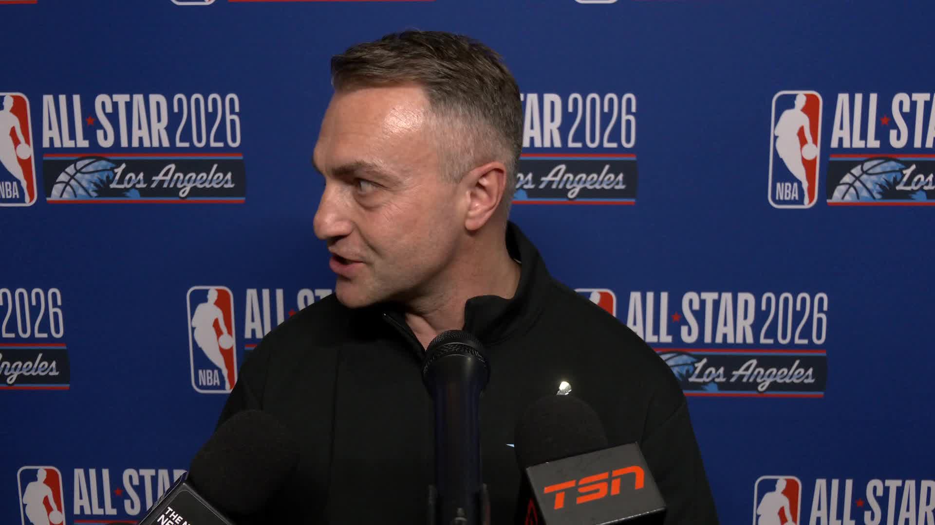 Darko Rajaković NBA All-Star Postgame Media Availability