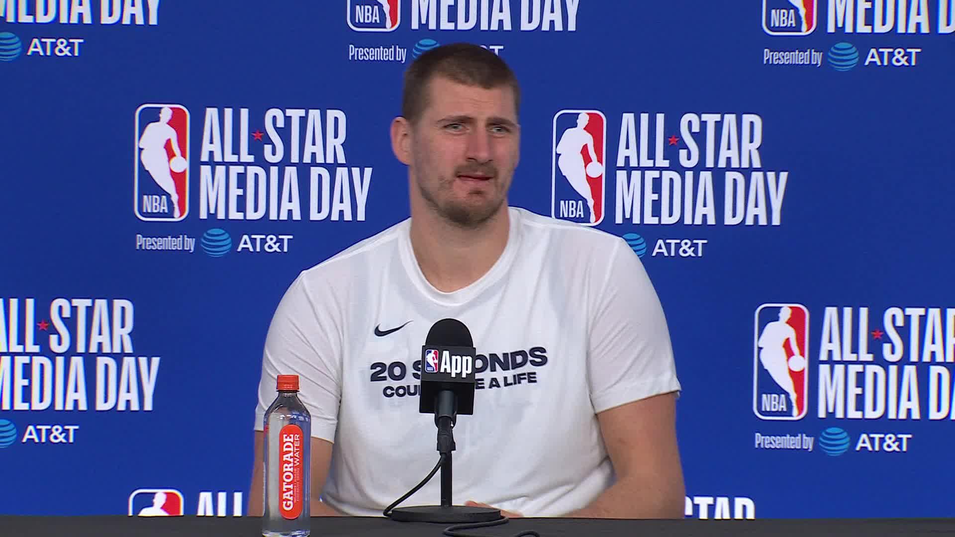 Nikola Jokić NBA All-Star Media Availability