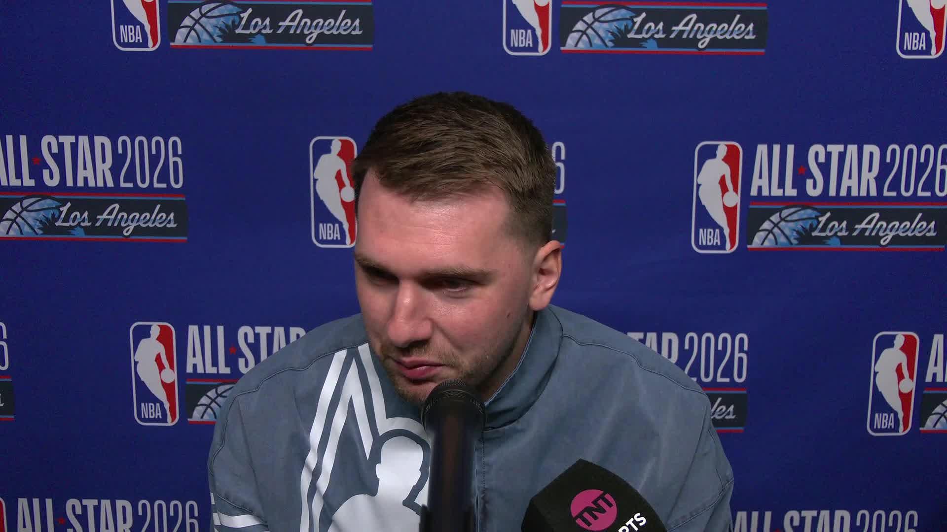 Luka Dončić NBA All-Star Postgame Media Availability