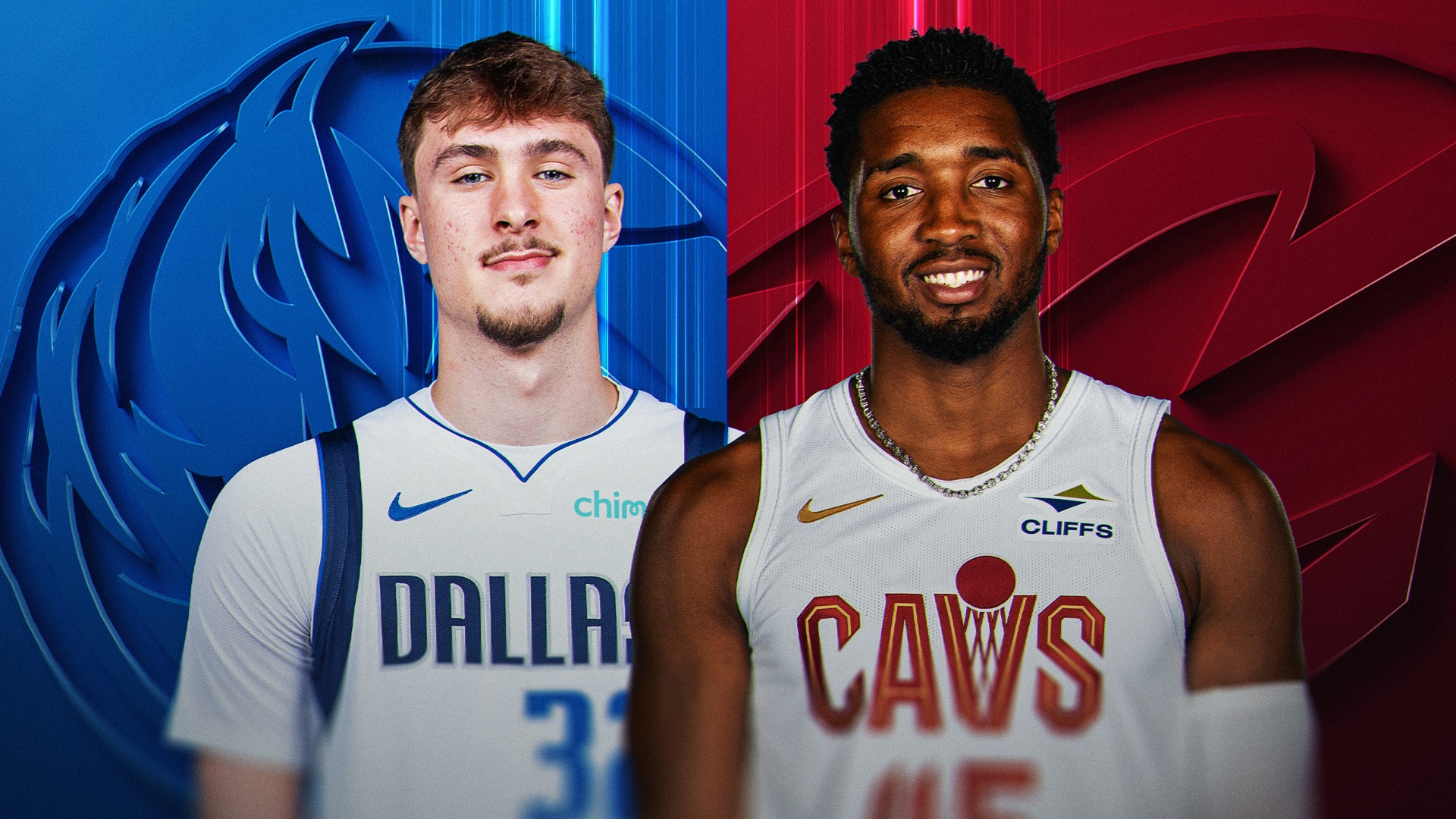 Flagg, Mavs take on Mitchell, Cavaliers in Cleveland
