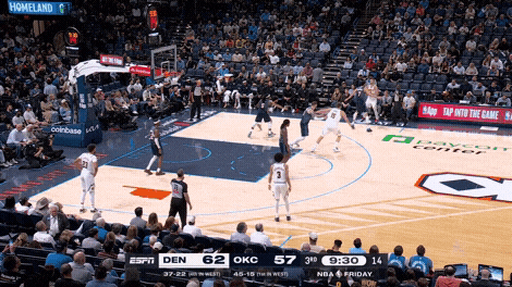 Jamal Murray assist to Nikola Jokić