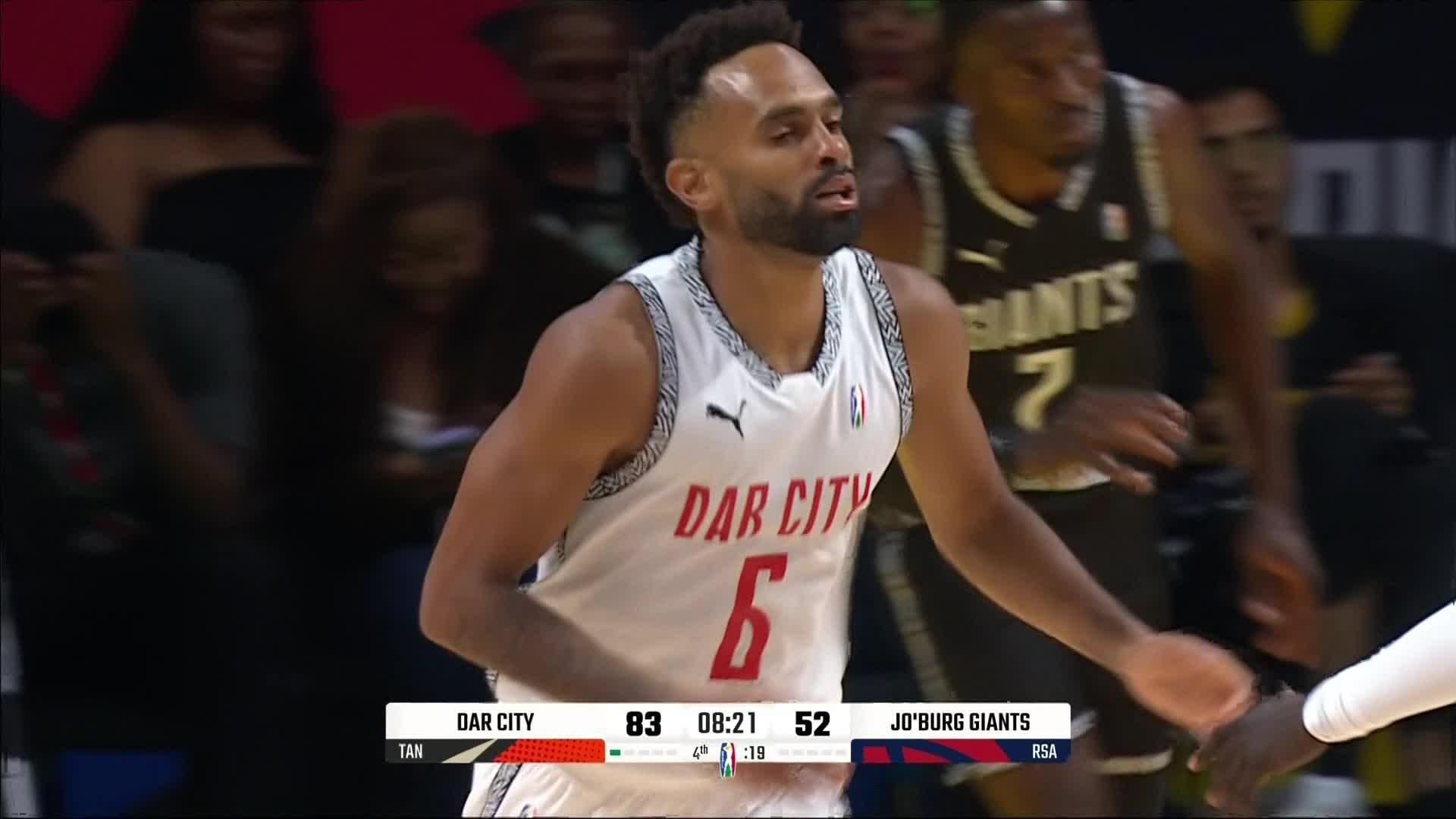 Highlights from David Benoit Michineau's 27 -Dar City Tanzania vs. Joburg Giants South Africa